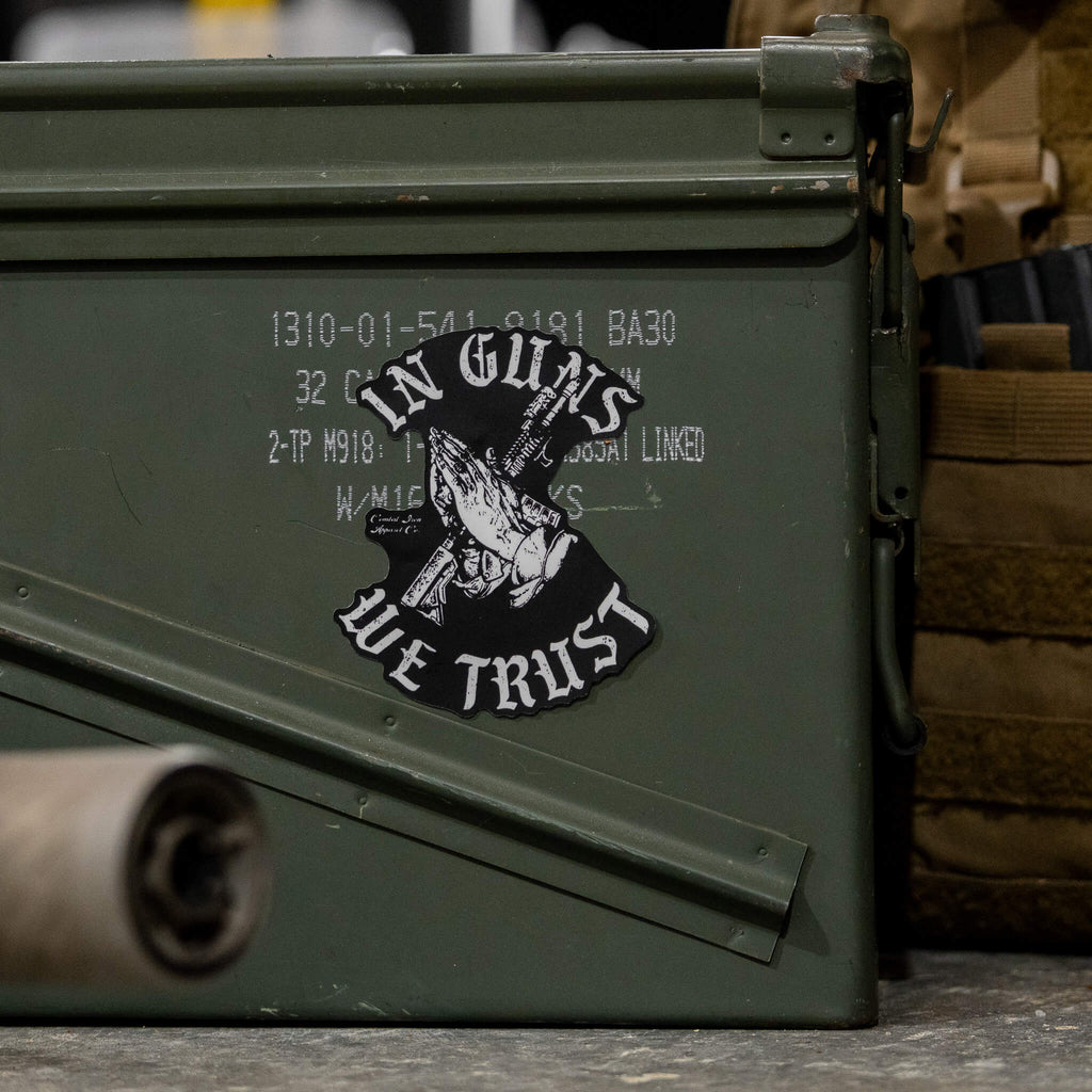 In Guns We Trust Decal