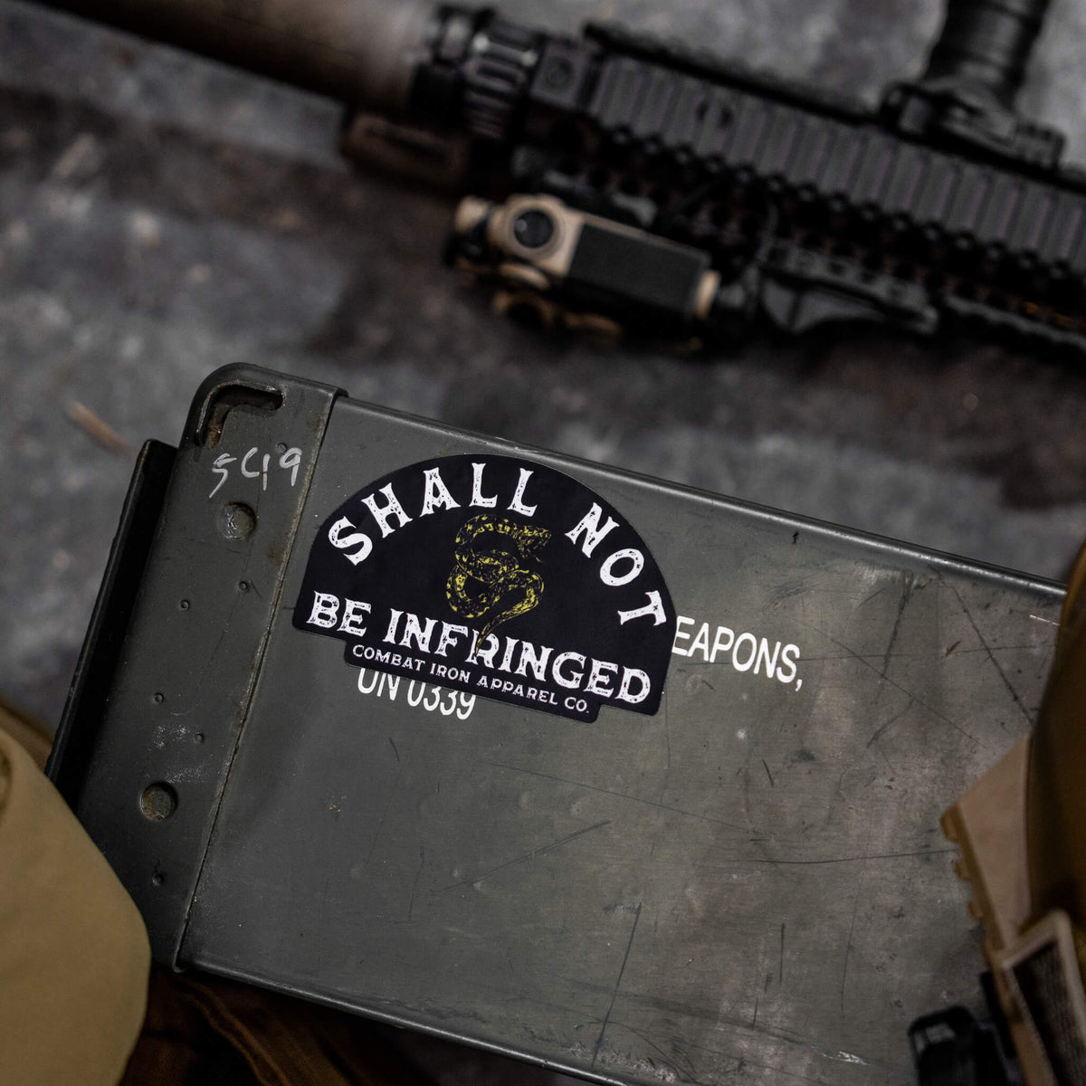 Shall Not Be Infringed Decal