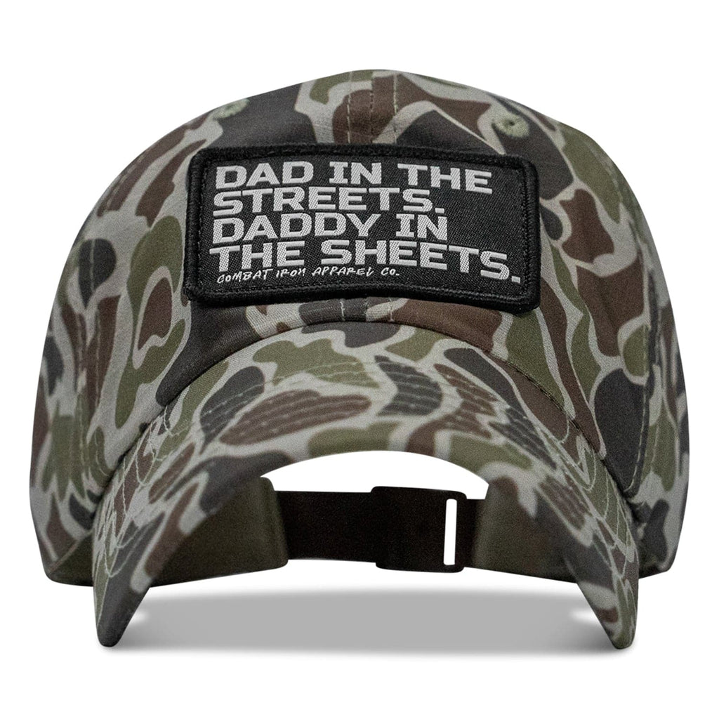 Dad in the Streets. Daddy in the Sheets. Patch Ripstop Tactical Hat