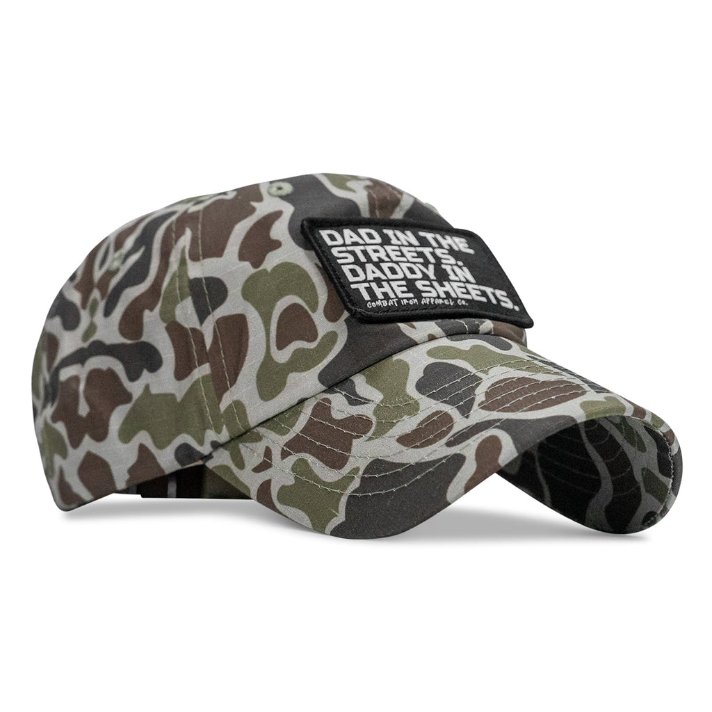 Dad in the Streets. Daddy in the Sheets. Patch Ripstop Tactical Hat