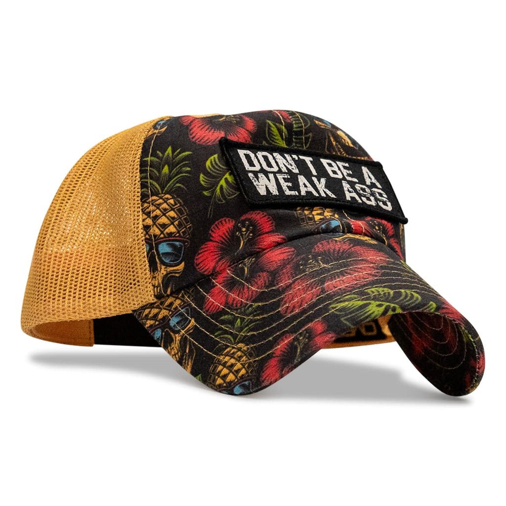 Don't Be A Weak Ass Patch Tactical Ripstop Mesh Snapback Hat