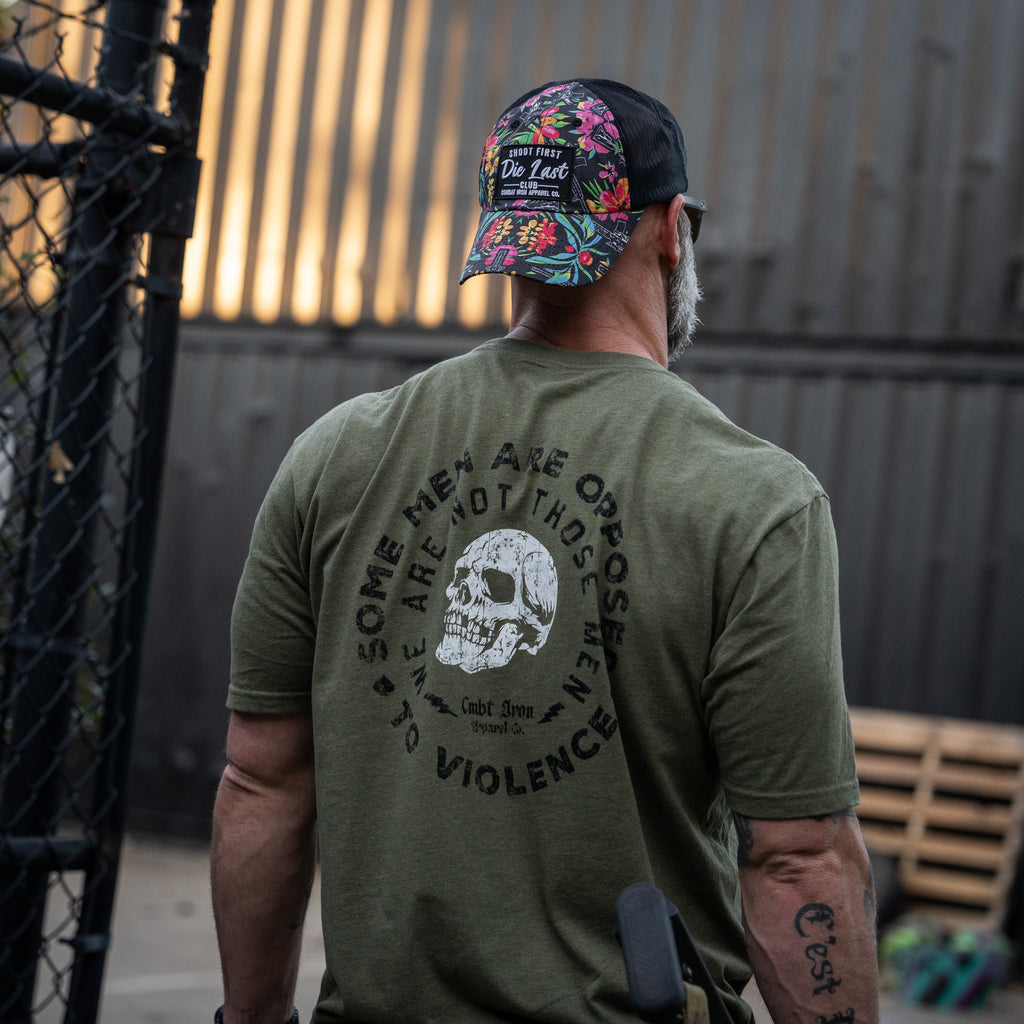Shoot First. Die Last. Club Patch Tactical Ripstop Mesh Snapback Hat