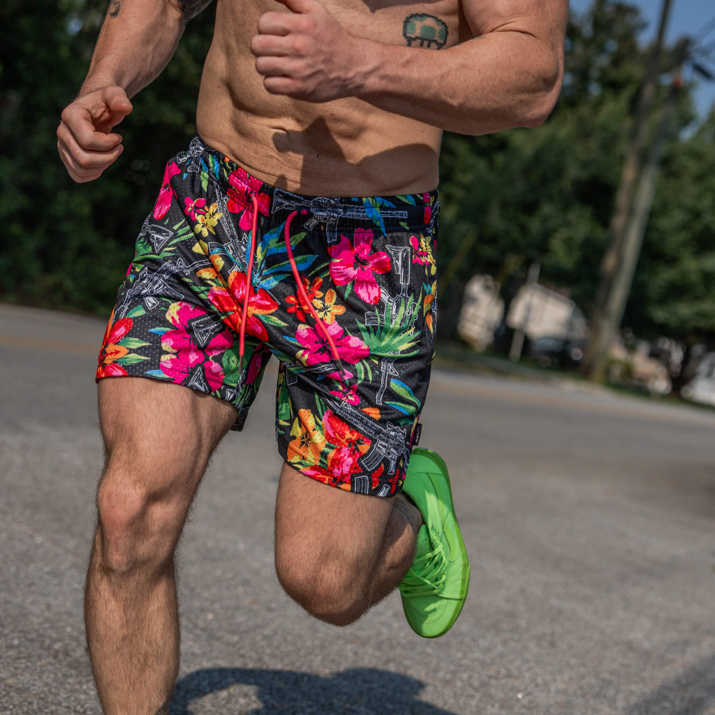 Mid Thigh Mesh Training / Lifestyle Shorts | 5"