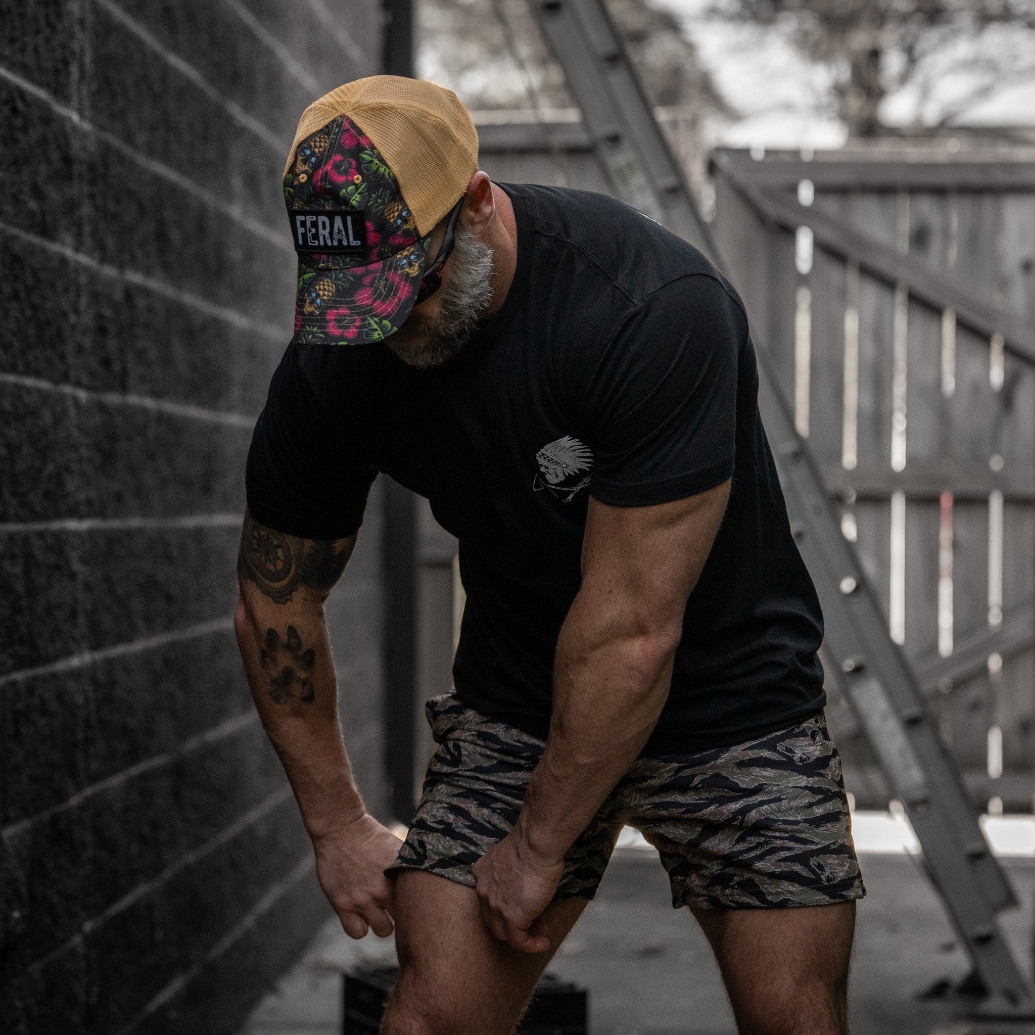 Feral Patch RipStop Tactical Mesh Snapback Hat