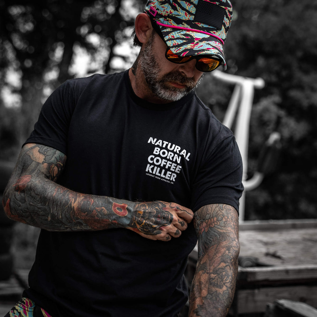 Natural Born Coffee Killer Men's T-Shirt