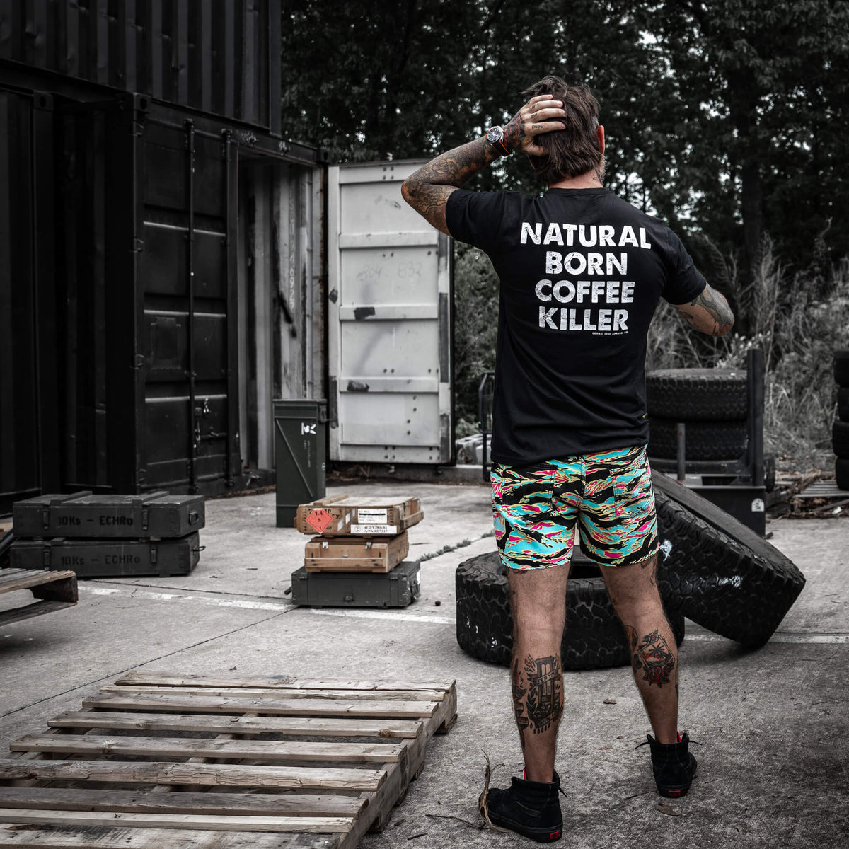 Natural Born Coffee Killer Men's T-Shirt