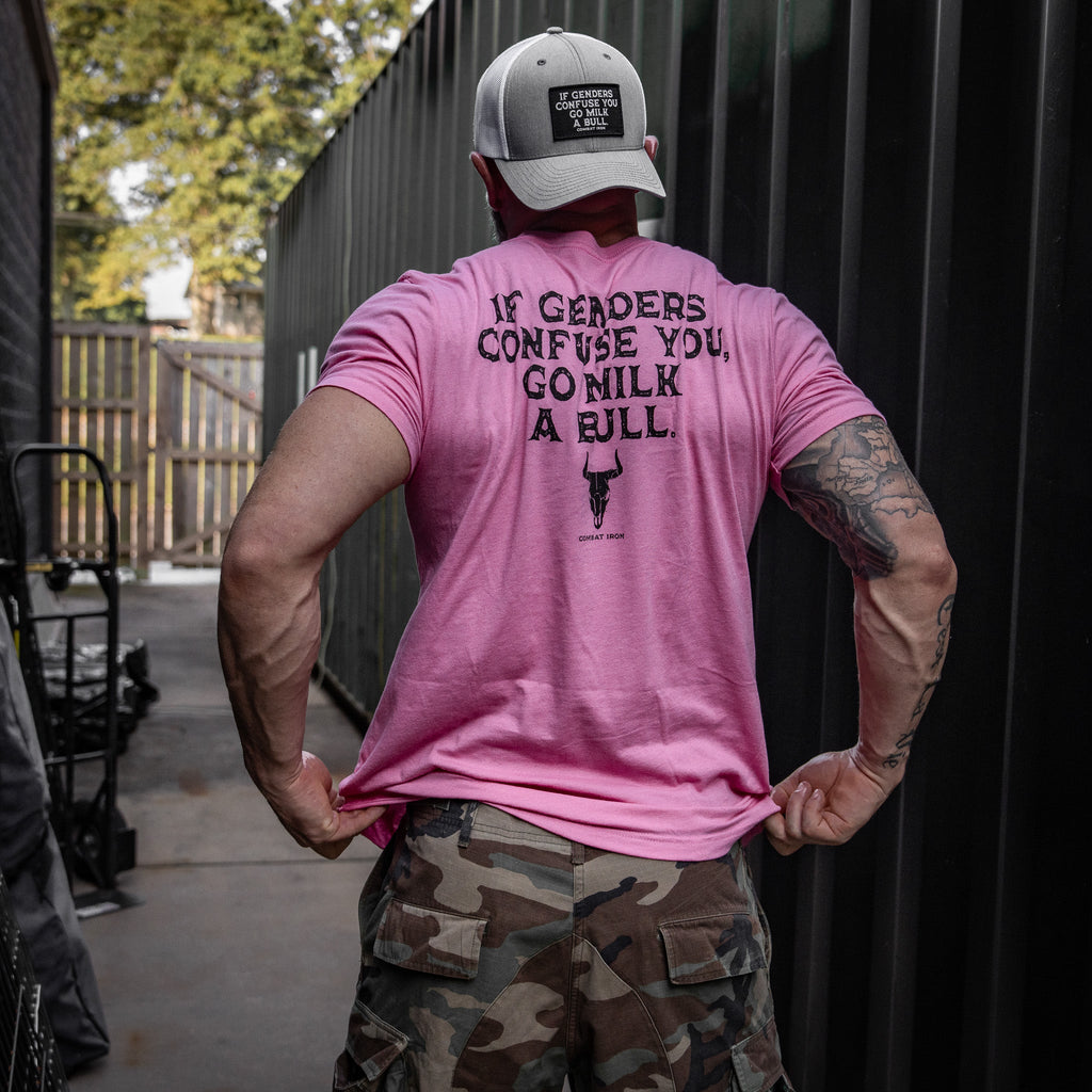 If Genders Confuse You, Go Milk a Bull Men's T-Shirt