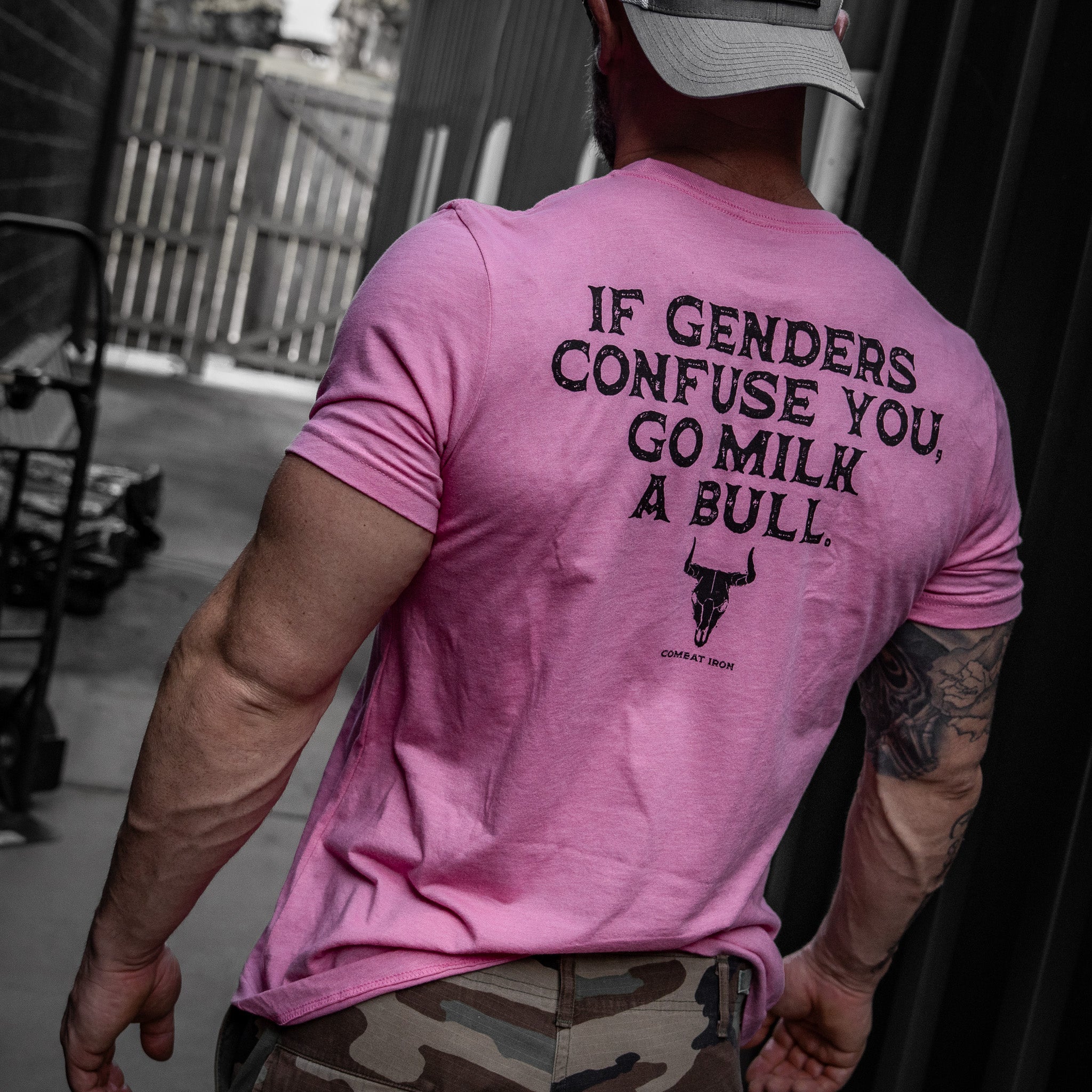 If Genders Confuse You, Go Milk a Bull Men's T-Shirt