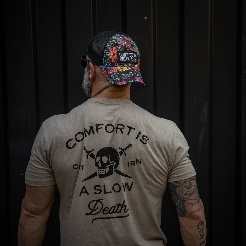Don't Be A Weak Ass Patch Tactical Ripstop Mesh Snapback Hat