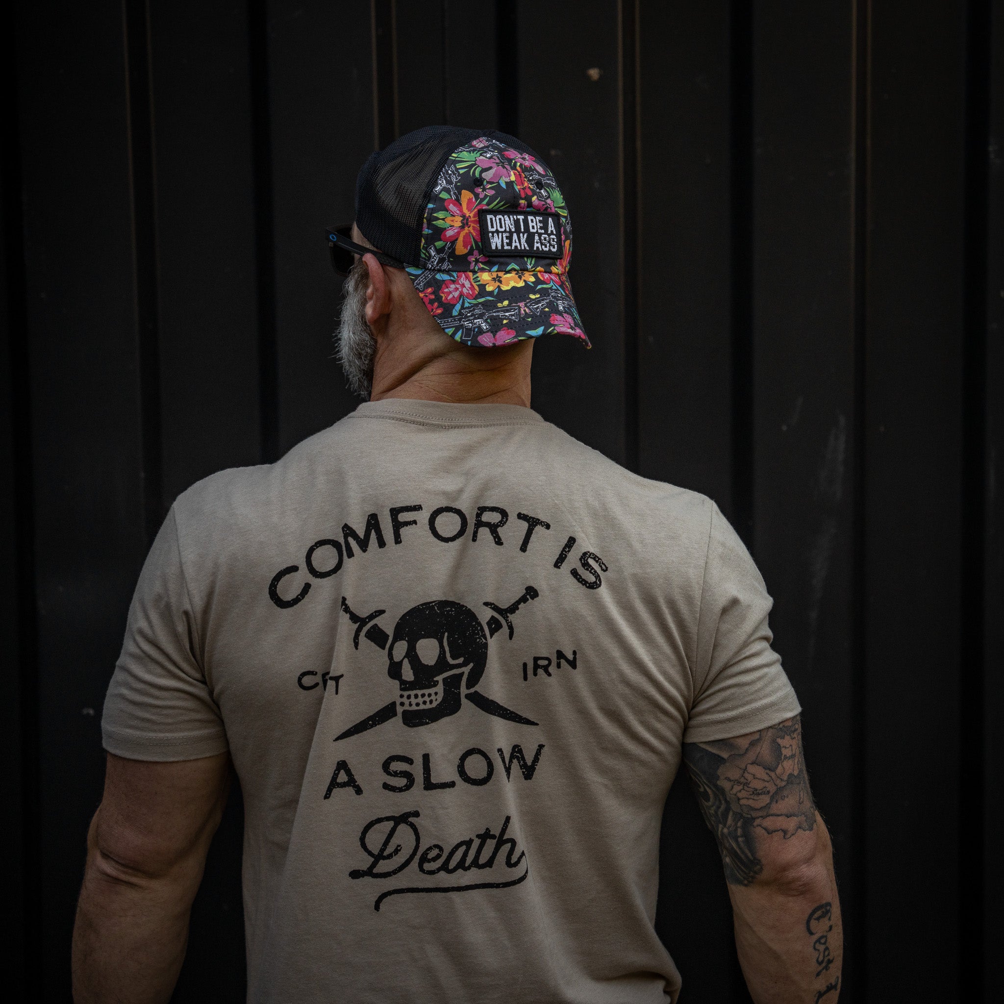 Don't Be A Weak Ass Patch Tactical Ripstop Mesh Snapback Hat