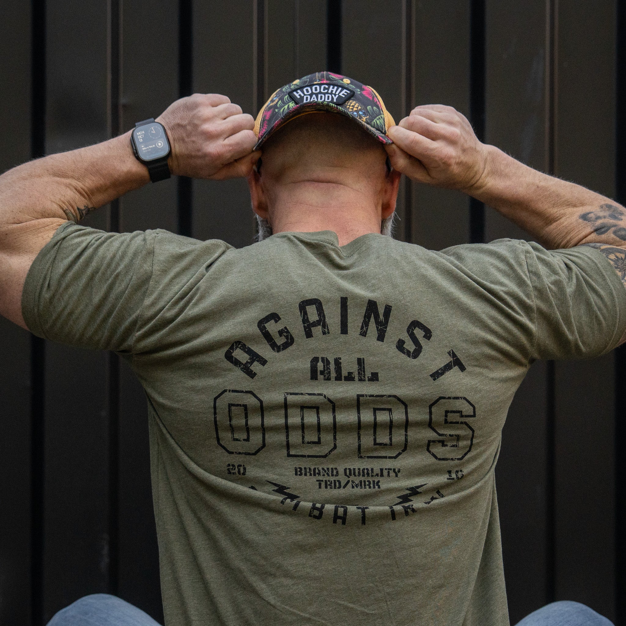 Hoochie Daddy Arched Patch Tactical Ripstop Mesh Snapback Hat