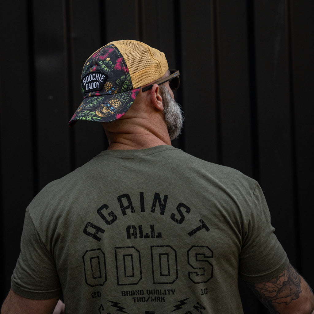 Hoochie Daddy Arched Patch Tactical Ripstop Mesh Snapback Hat