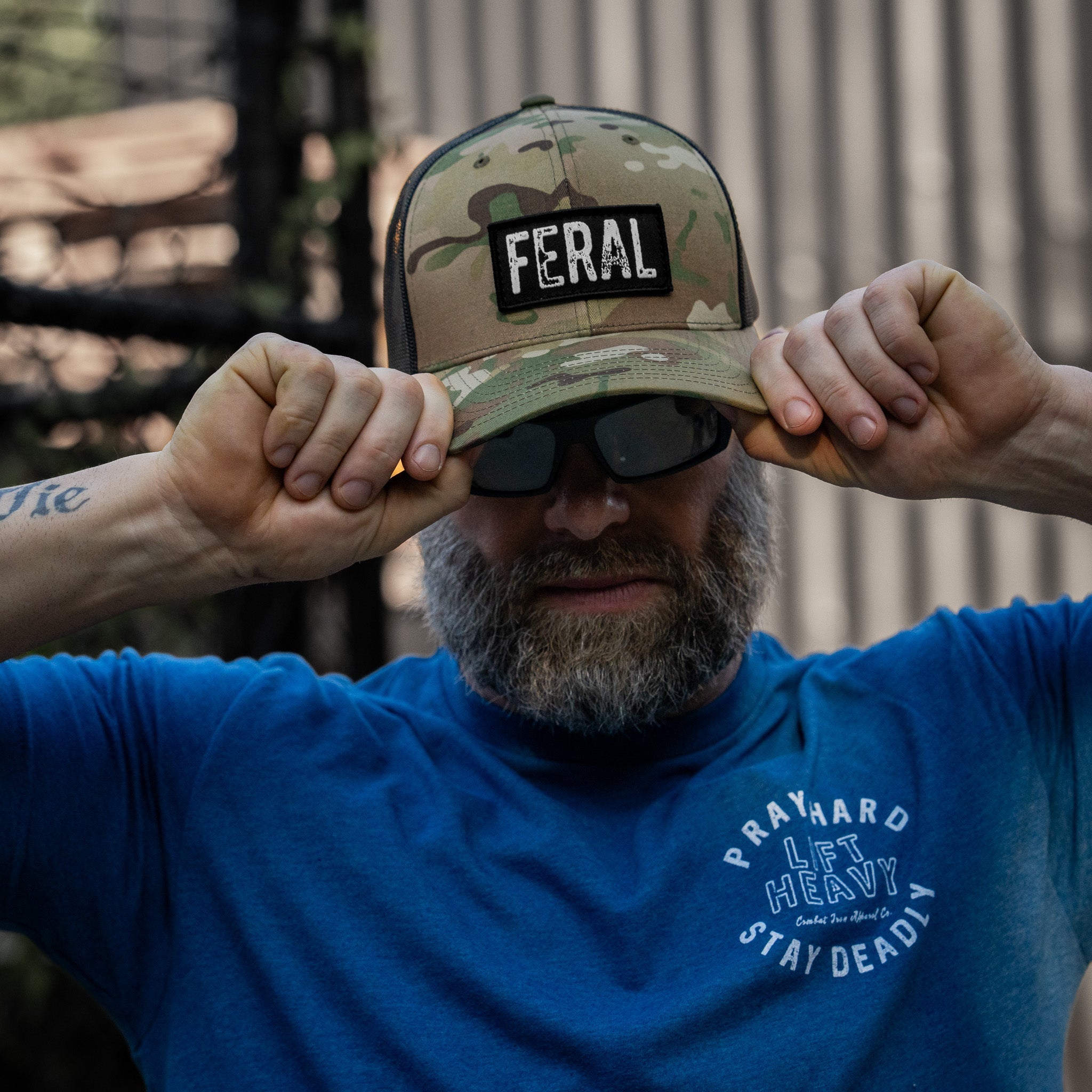 Feral Vintaged Patch Snapback Hat