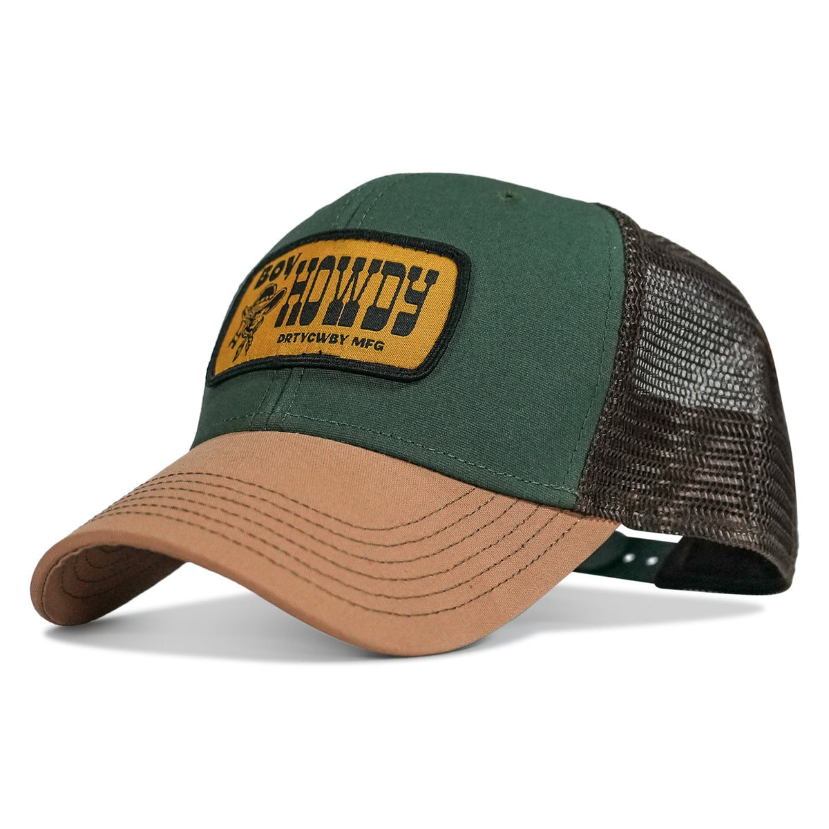 Boy Howdy Western Patch Snapback Hat