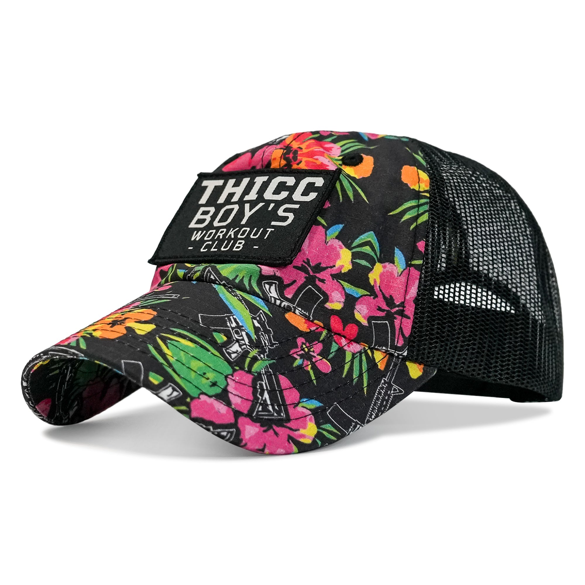 Ripstop Thicc Boys Workout Club Patch Tactical Ripstop Mesh Snapback Hat
