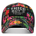 Ripstop Thicc Boys Workout Club Patch Tactical Ripstop Mesh Snapback Hat
