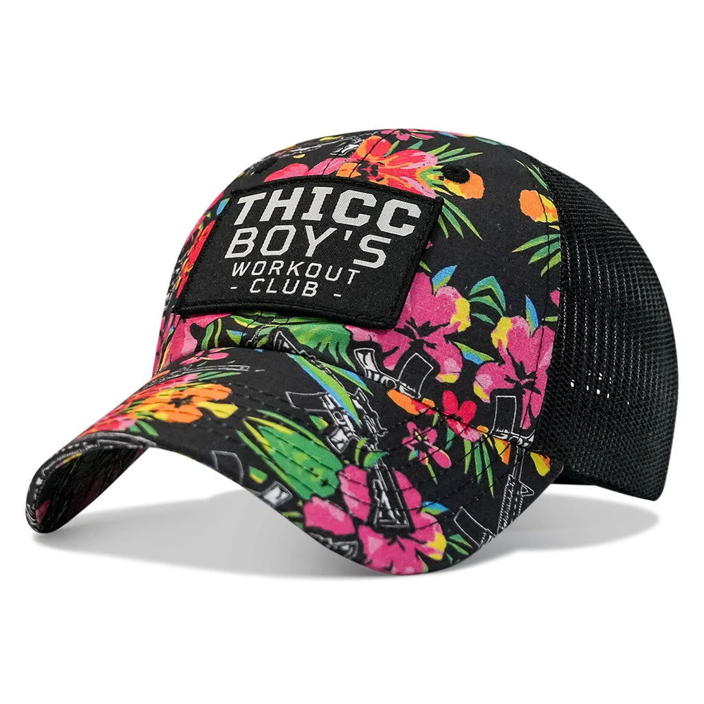 Ripstop Thicc Boys Workout Club Patch Tactical Ripstop Mesh Snapback Hat