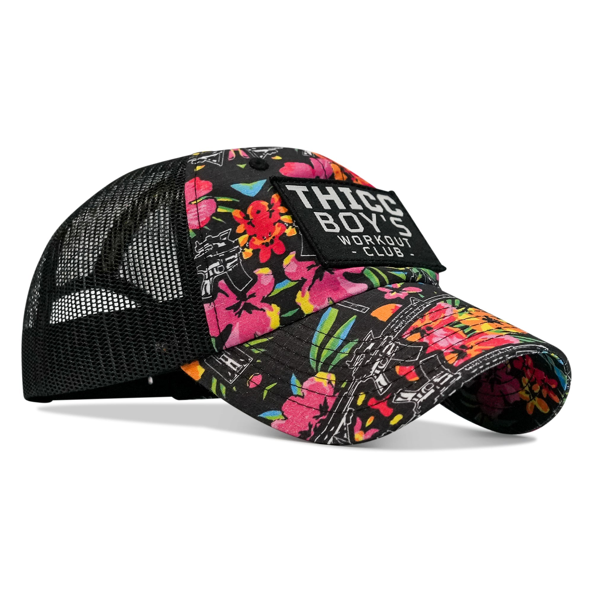 Ripstop Thicc Boys Workout Club Patch Tactical Ripstop Mesh Snapback Hat