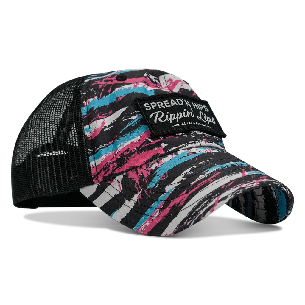Spreadin' Hips and Rippin' Lips Patch Ripstop Snapback