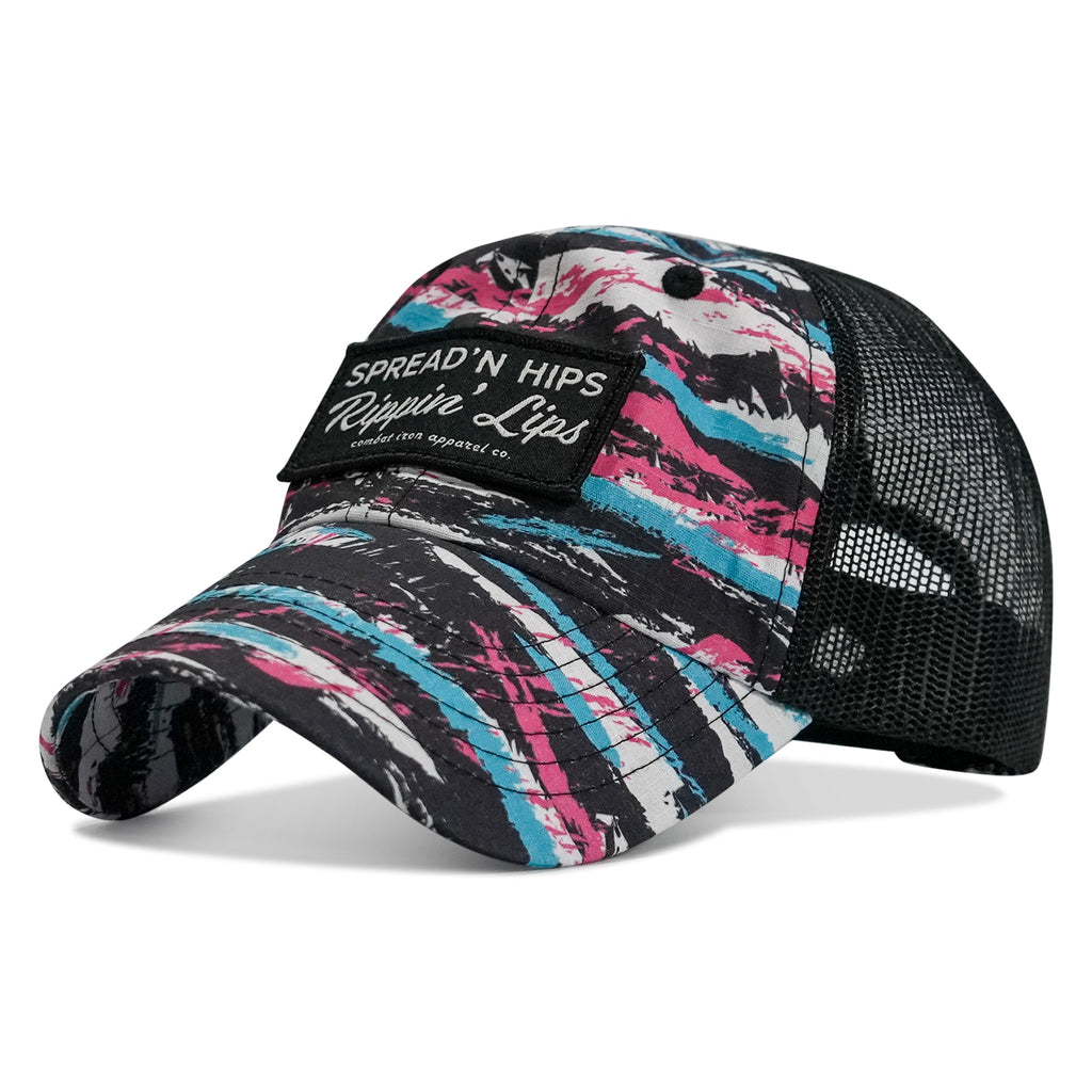 Spreadin' Hips and Rippin' Lips Patch Ripstop Snapback