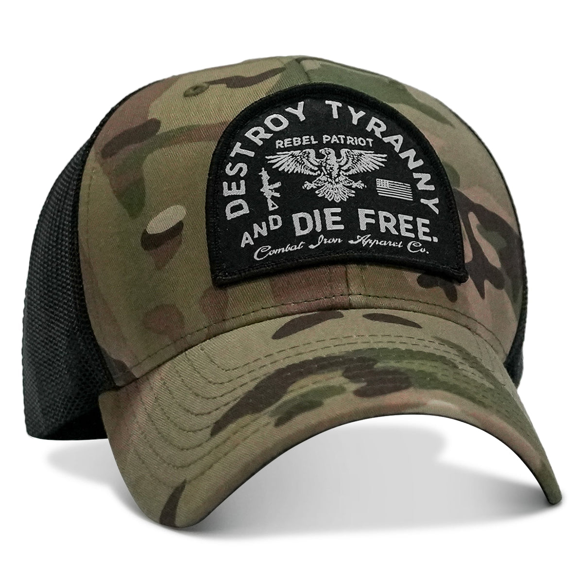 Destroy Tyranny and Die Free Patch Snapback