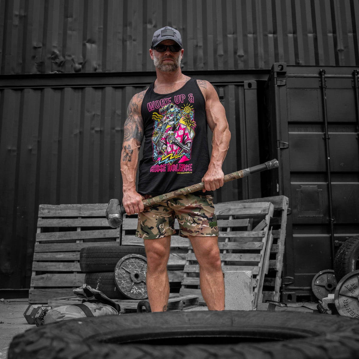 Woke Up & Chose Violence Men's Tank