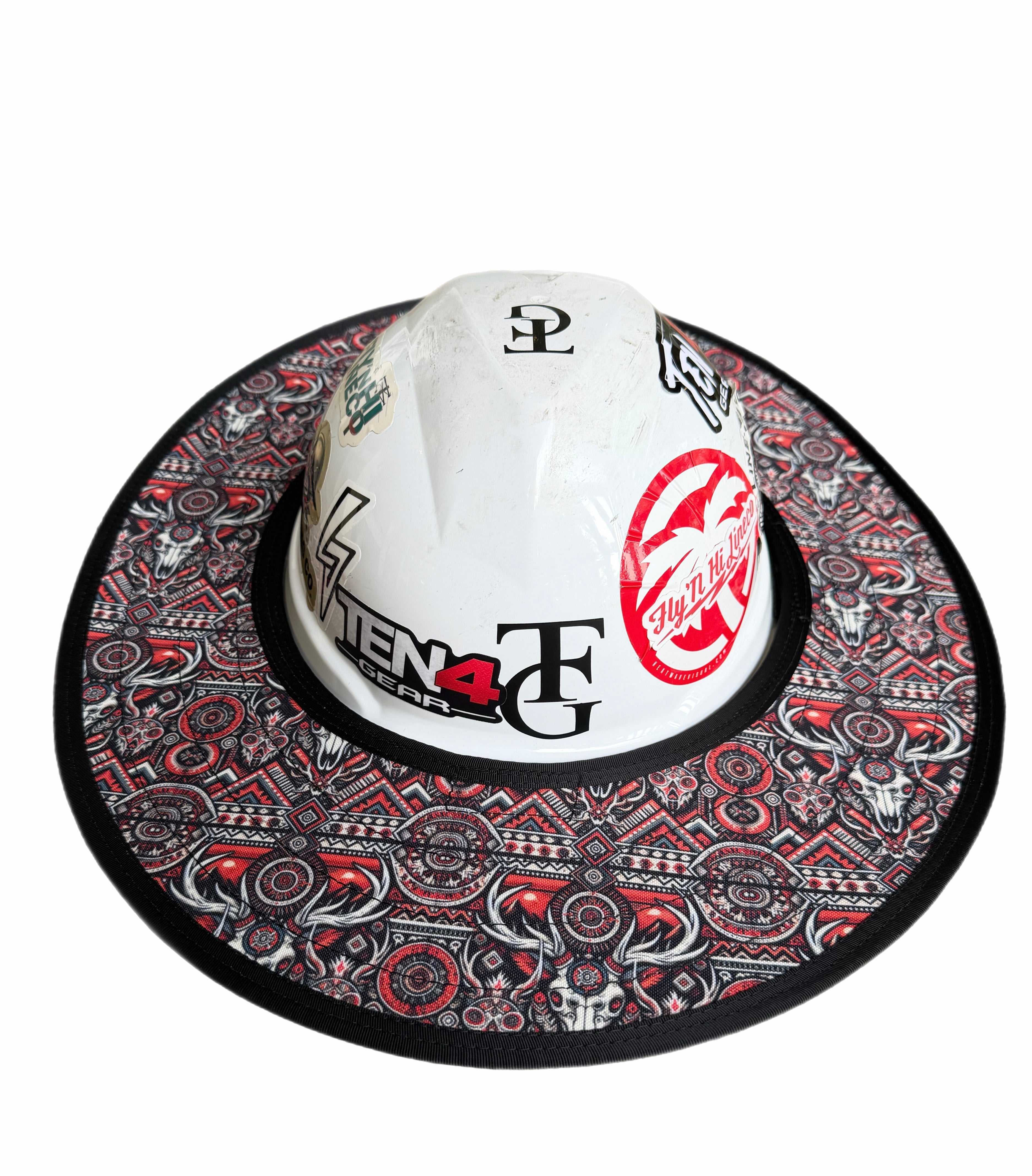 The Cowboy Hard Hat Sun Shade Visor – Water-Resistant Worksite Visor for Full Brim & Kask Hard Hats