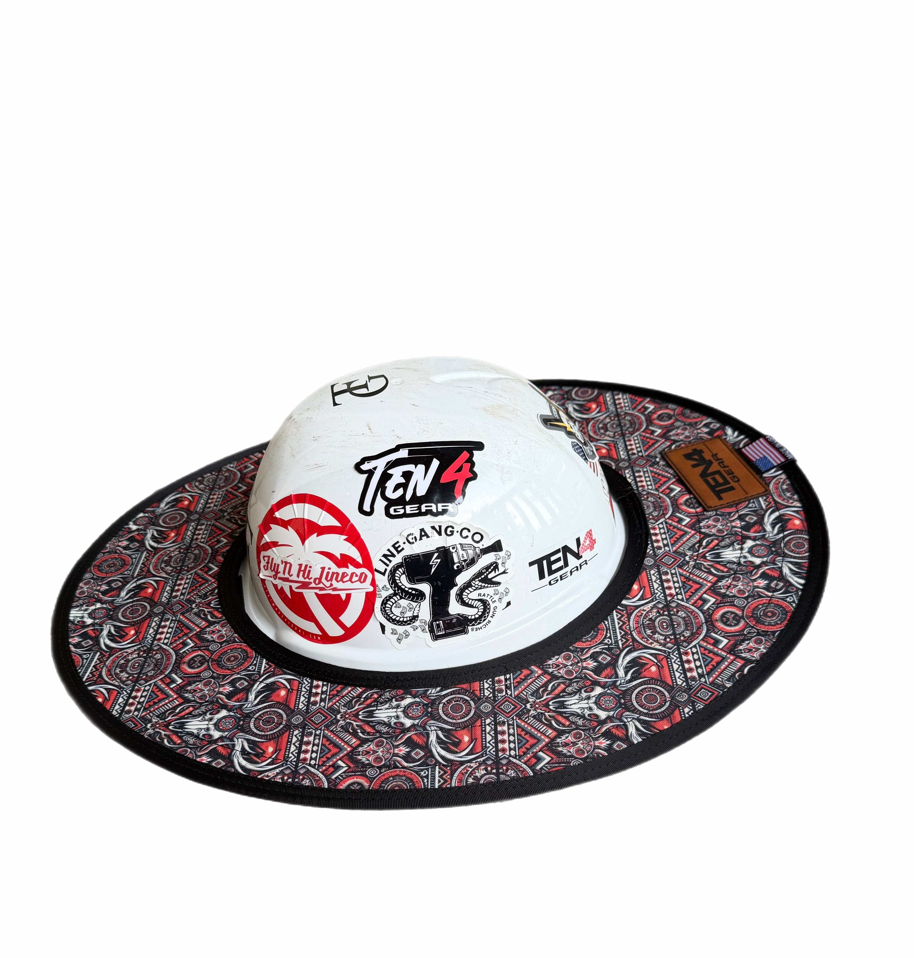 The Cowboy Hard Hat Sun Shade Visor – Water-Resistant Worksite Visor for Full Brim & Kask Hard Hats