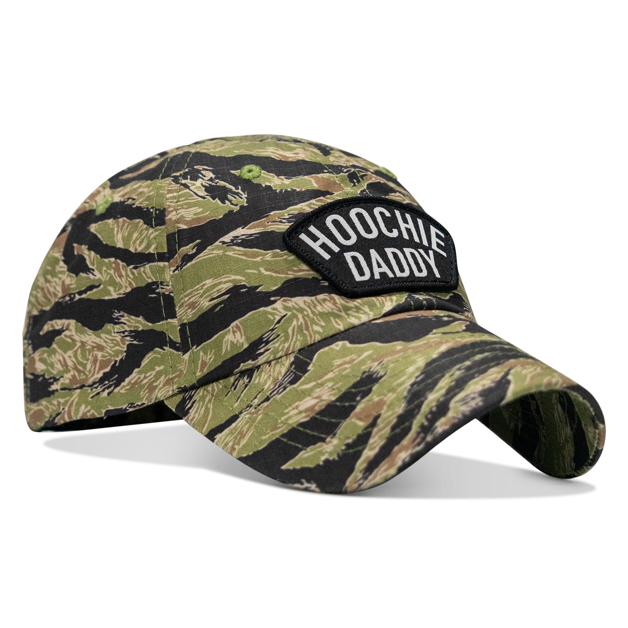 Hoochie Daddy Arched Patch Tactical Ripstop Mesh Snapback Hat