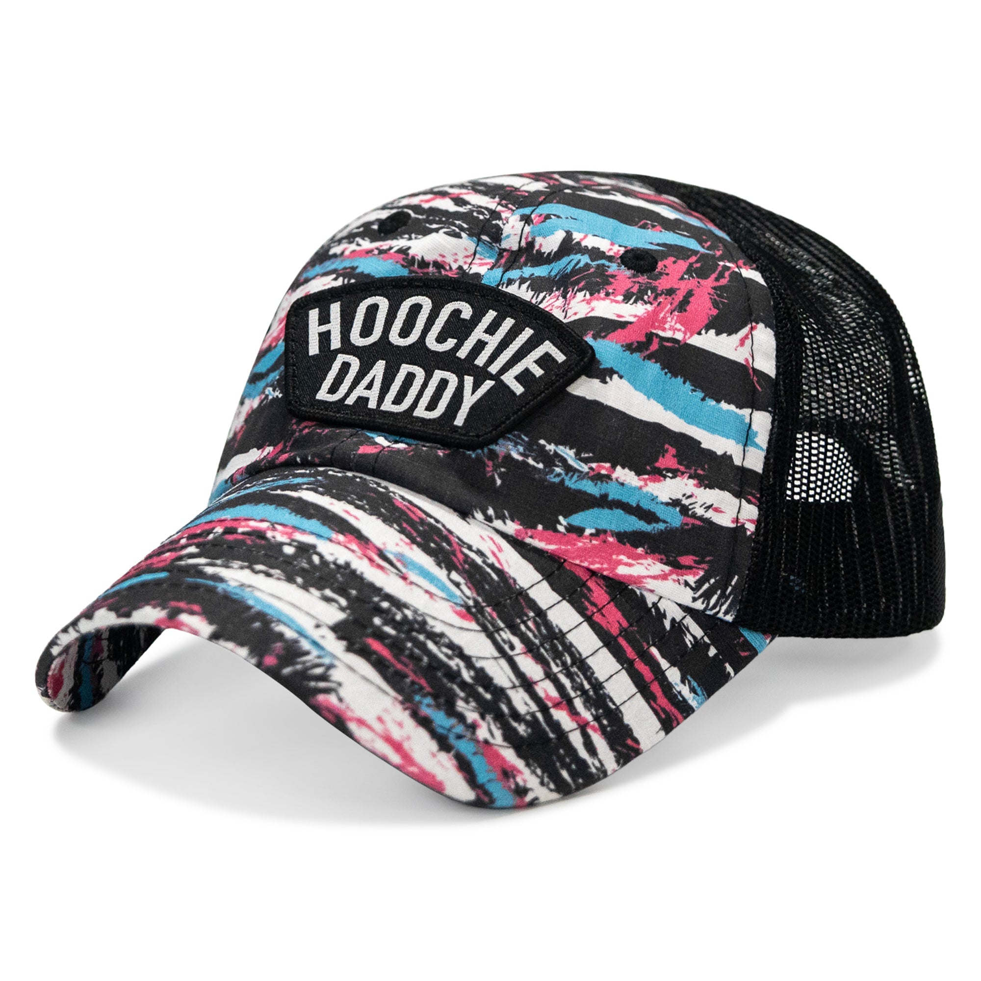 Hoochie Daddy Arched Patch Tactical Ripstop Mesh Snapback Hat
