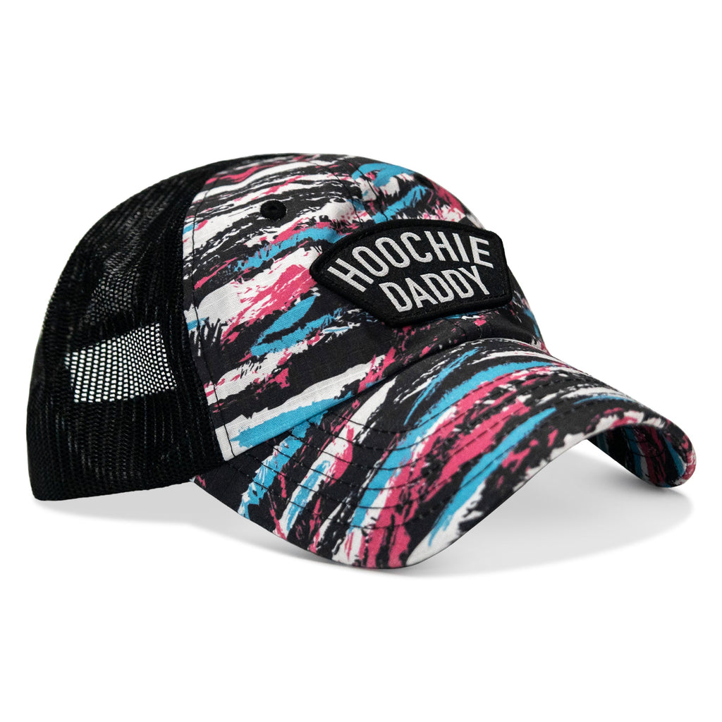 Hoochie Daddy Arched Patch Tactical Ripstop Mesh Snapback Hat