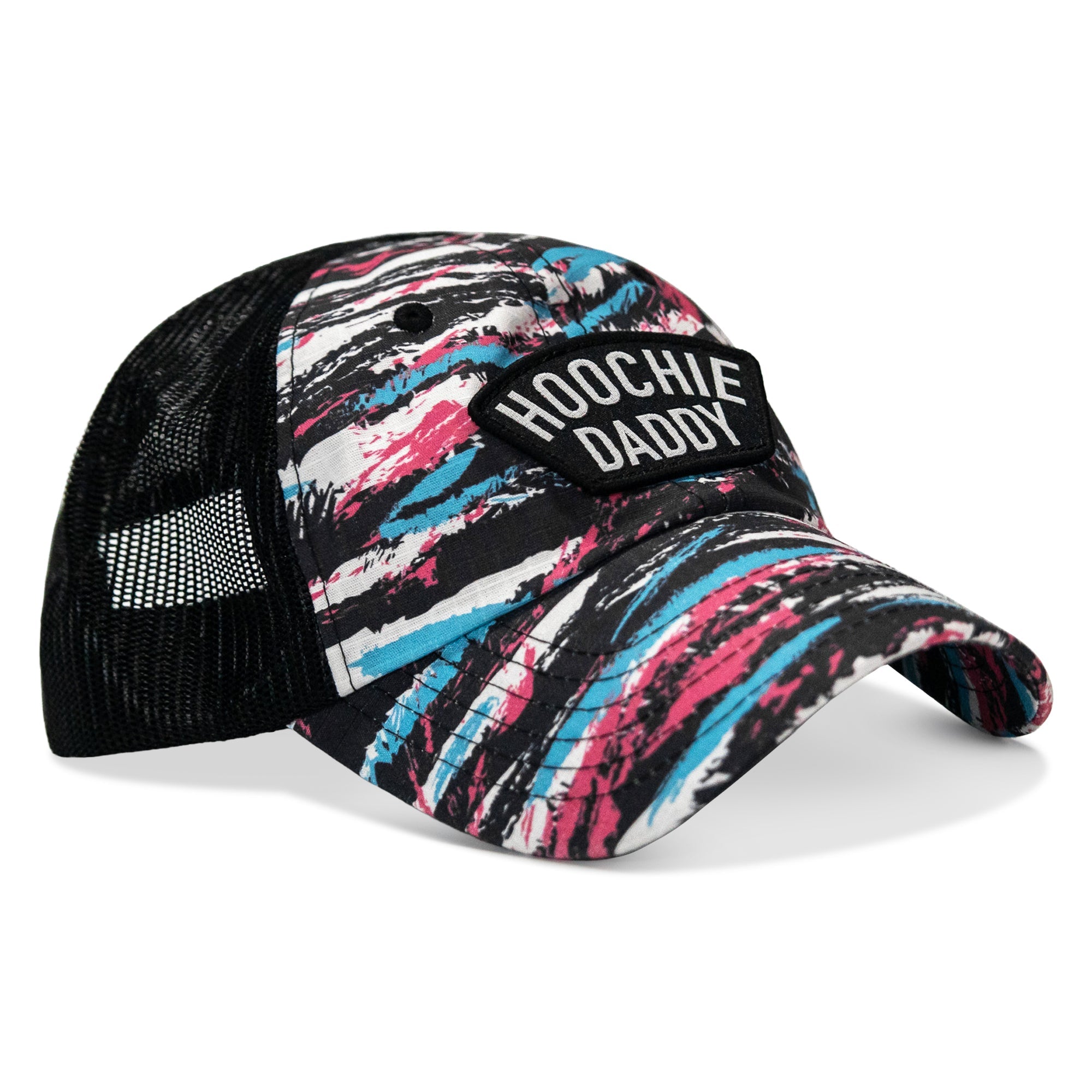 Hoochie Daddy Arched Patch Tactical Ripstop Mesh Snapback Hat