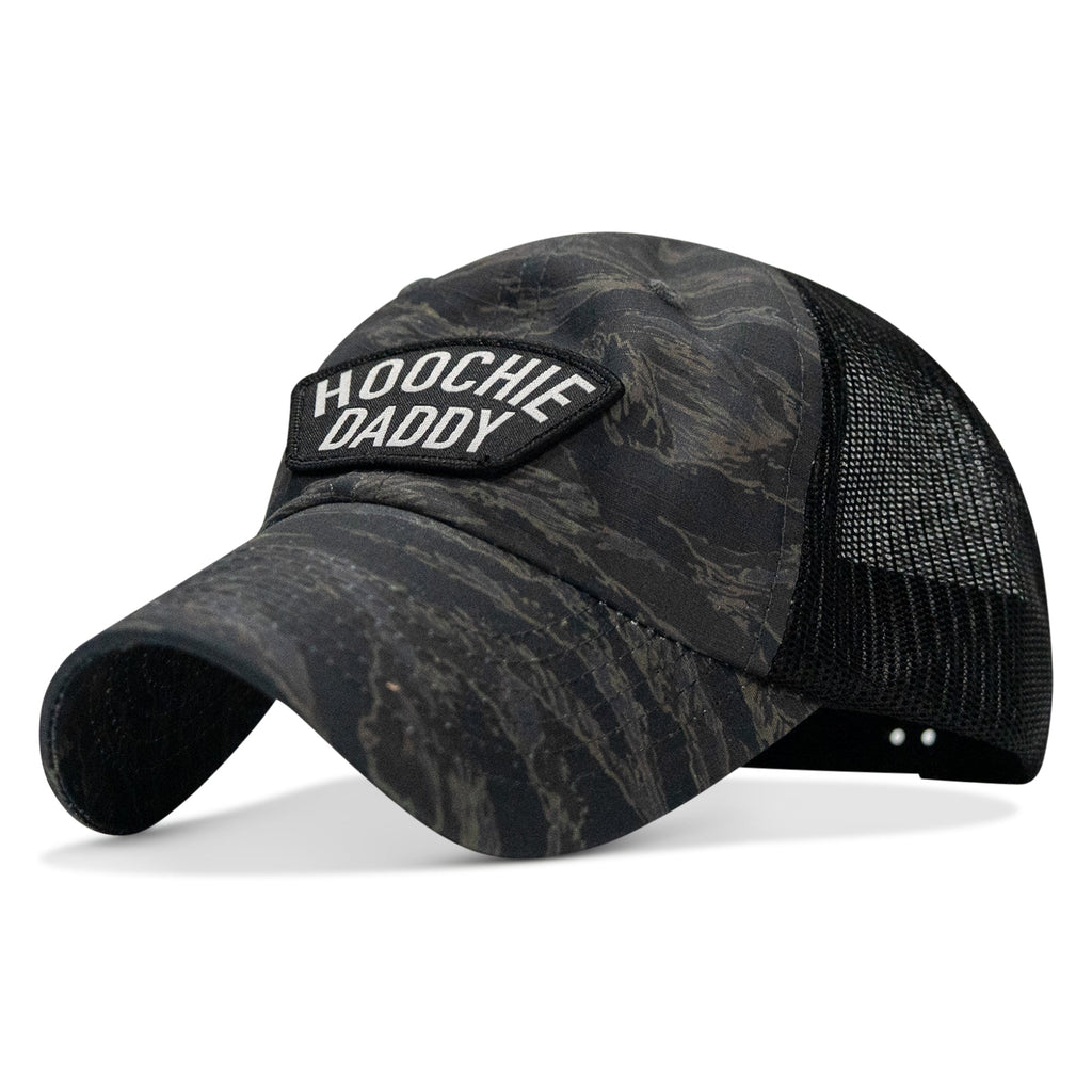 Hoochie Daddy Arched Patch Tactical Ripstop Mesh Snapback Hat