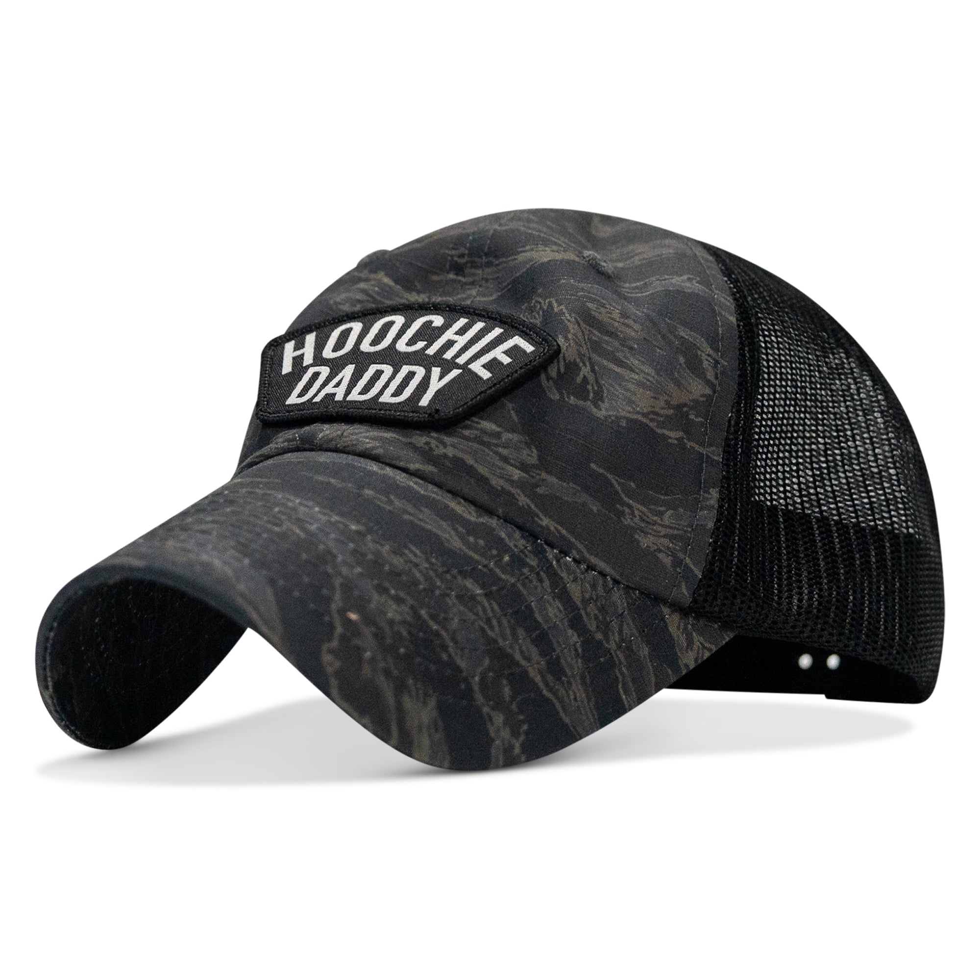 Hoochie Daddy Arched Patch Tactical Ripstop Mesh Snapback Hat