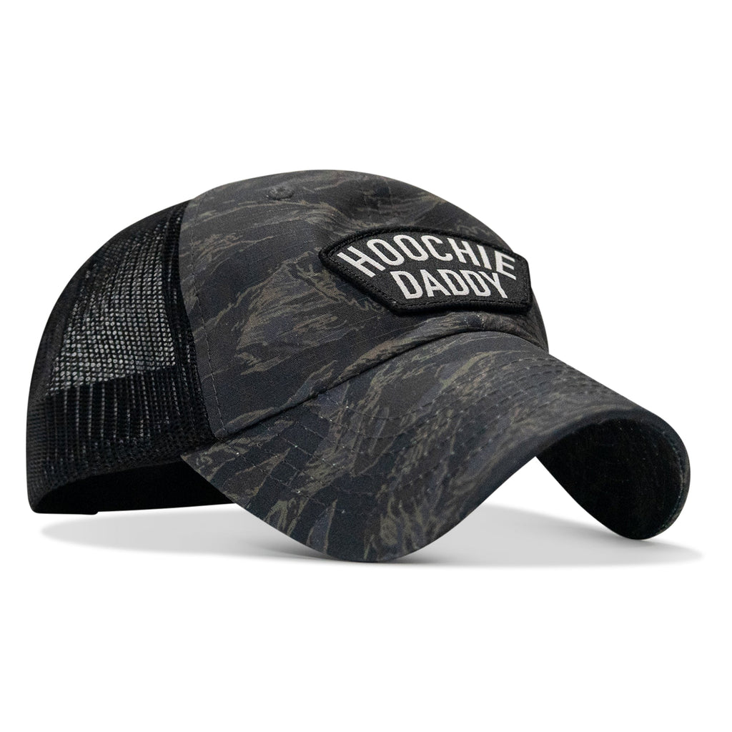 Hoochie Daddy Arched Patch Tactical Ripstop Mesh Snapback Hat