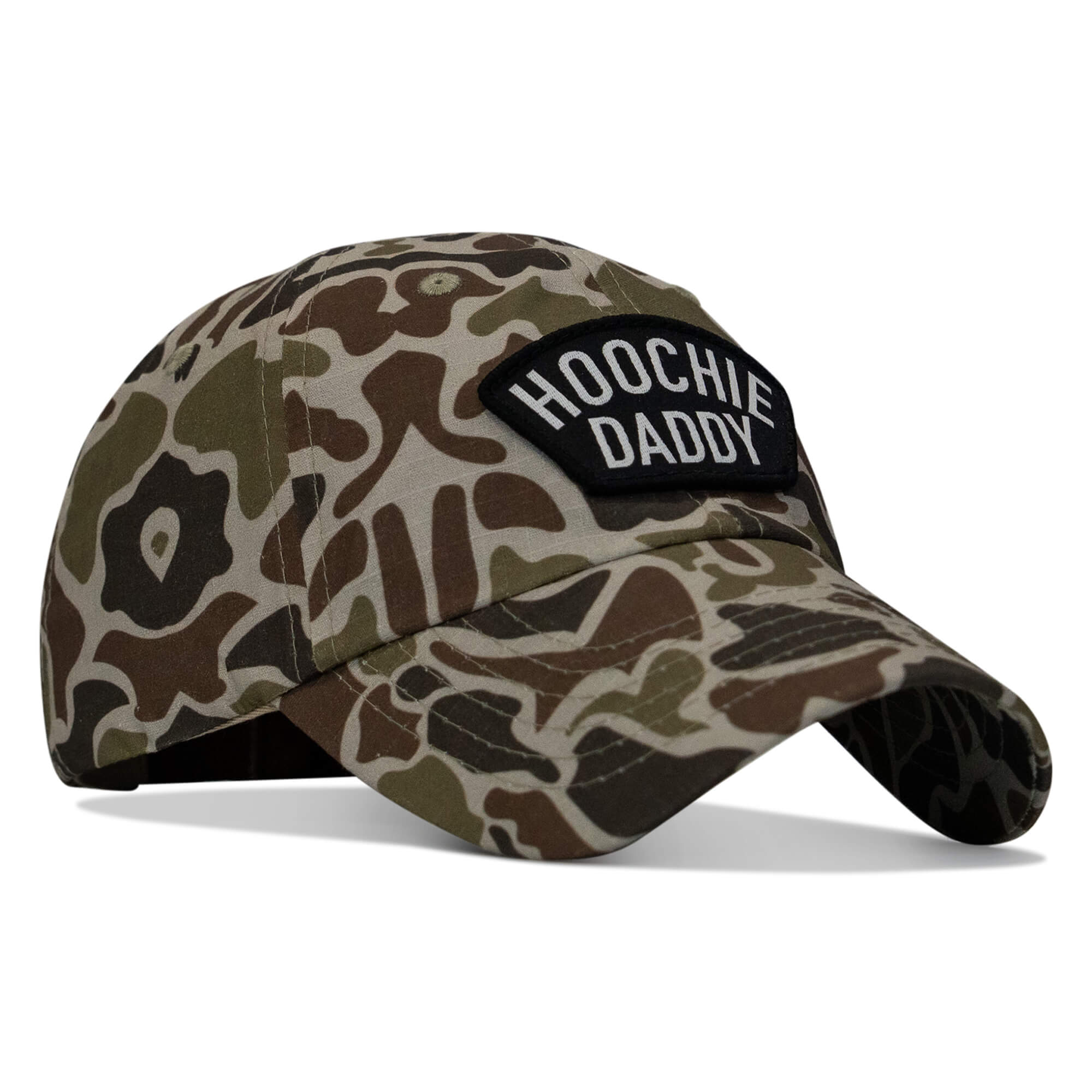 Hoochie Daddy Arched Patch Tactical Ripstop Mesh Snapback Hat