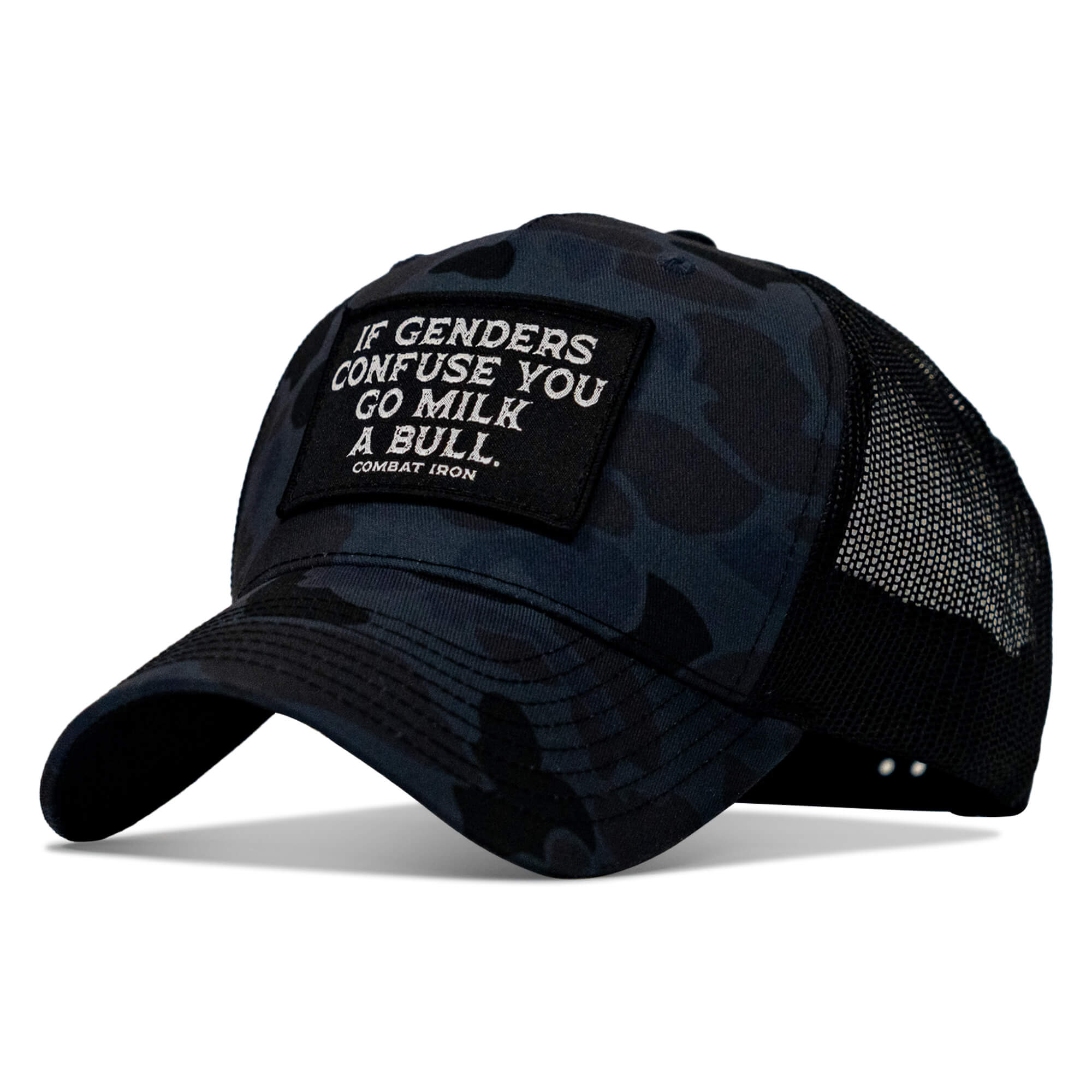 If Genders Confuse You, Go Milk A Bull Patch Snapback Hat