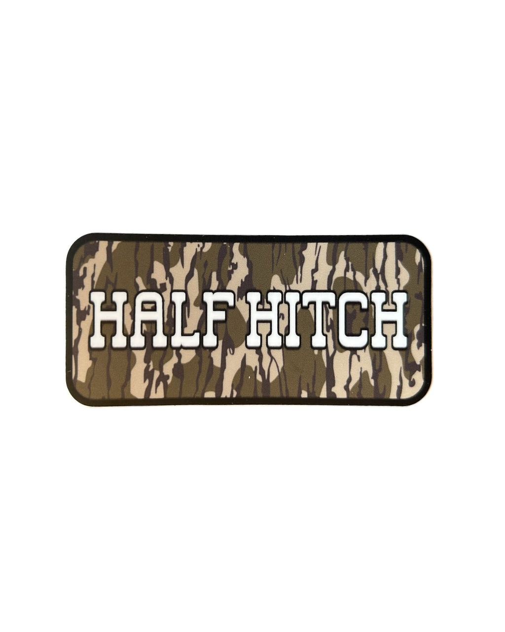 Bottomland Camo Half Hitch Sticker