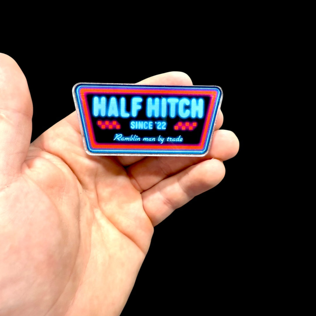 Neon Half Hitch Magnet