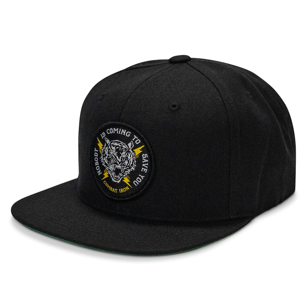 Nobody Is Coming To Save You FlatBill SnapBack Hat