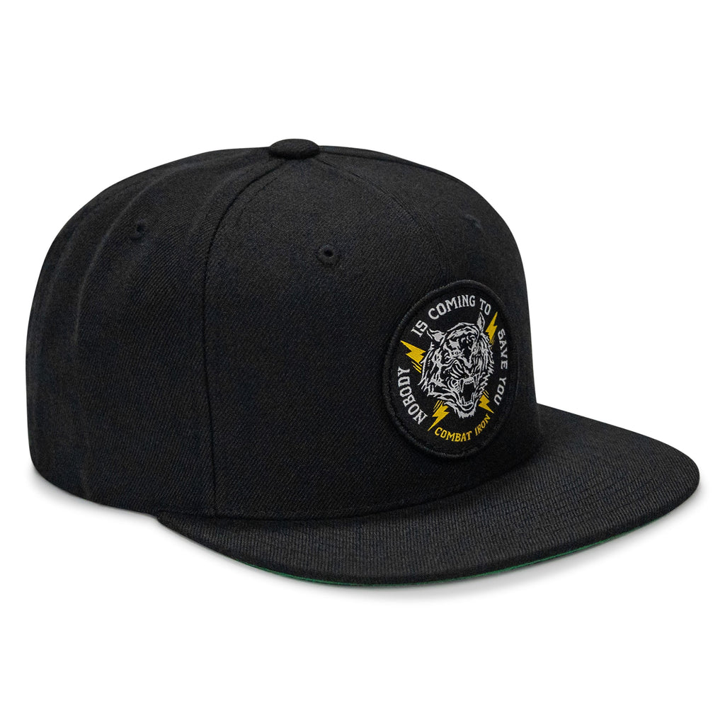 Nobody Is Coming To Save You FlatBill SnapBack Hat