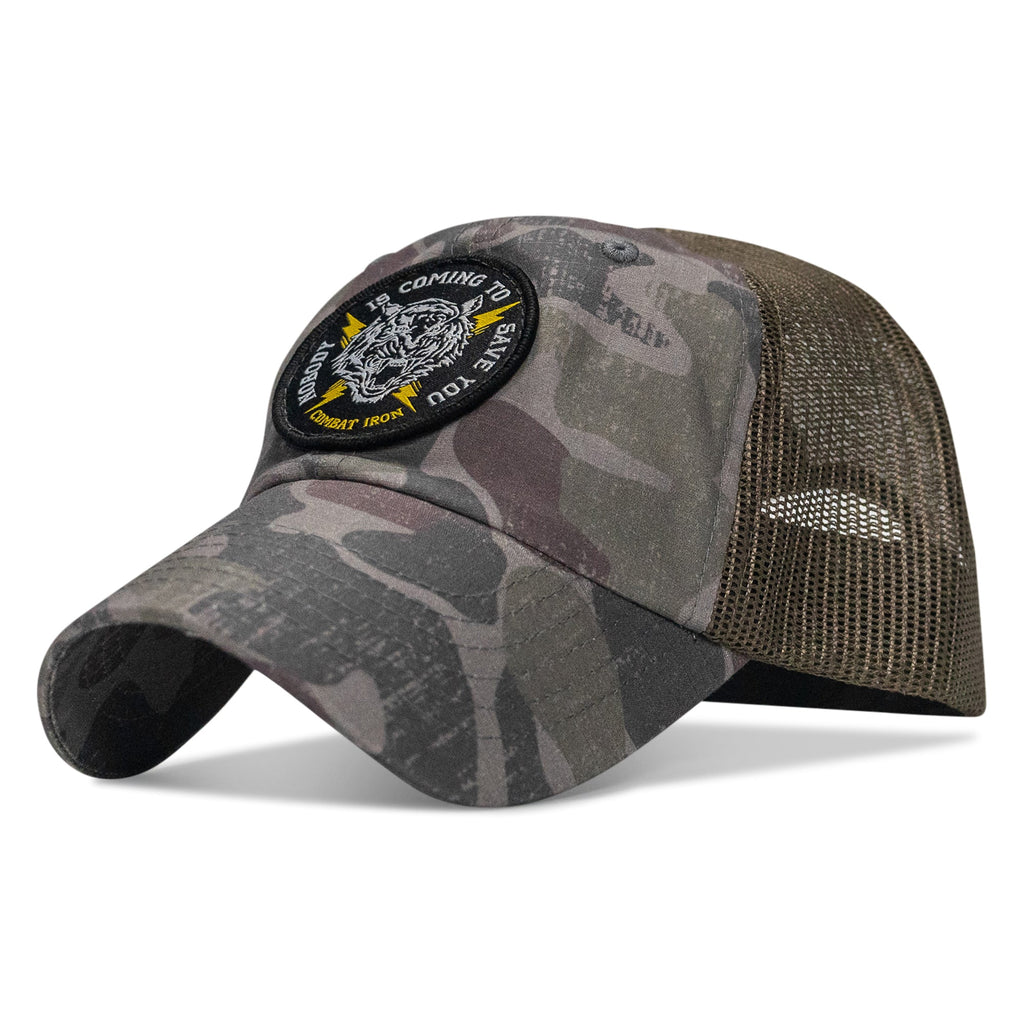 Nobody is Coming To Save You Patch Tactical Ripstop Mesh Snapback Hat