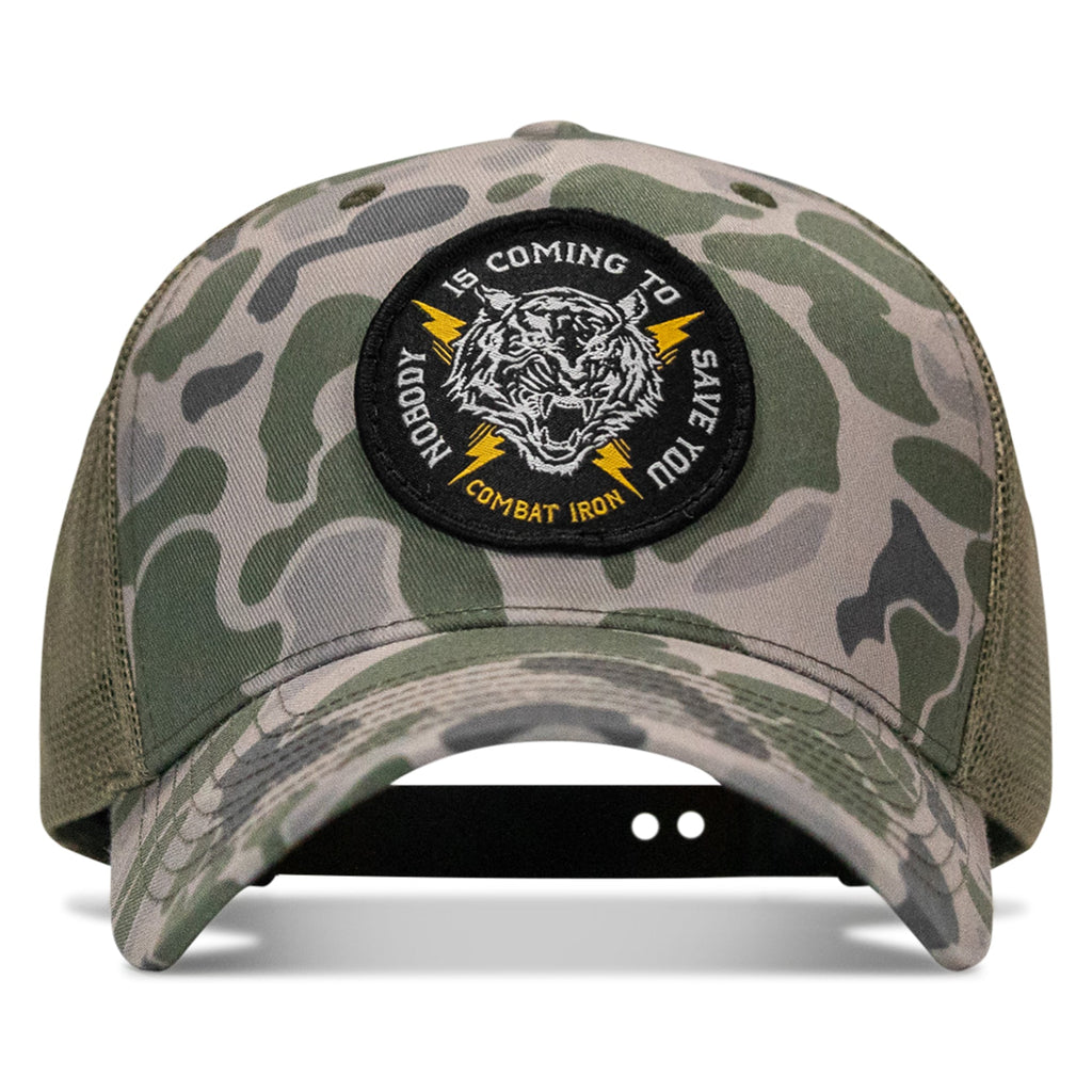 Nobody Is Coming To Save You Patch Snapback Hat