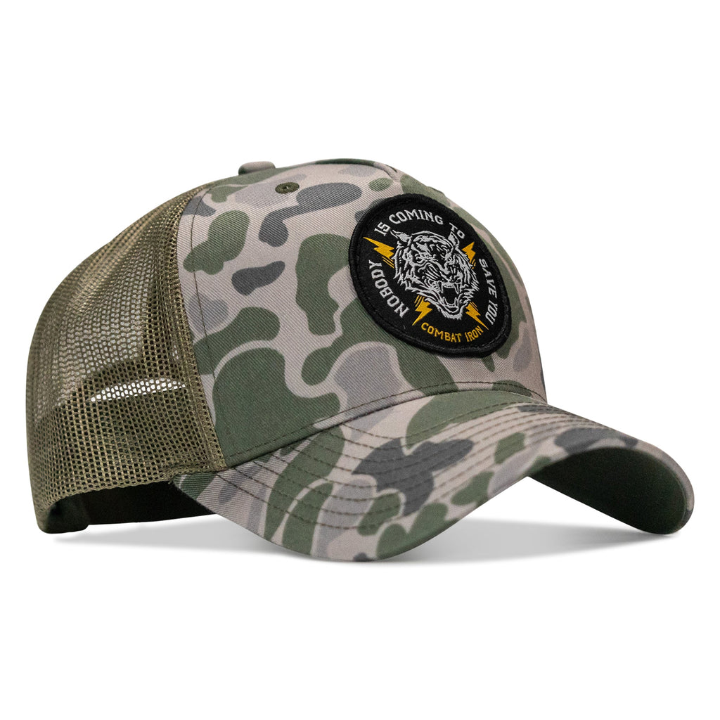 Nobody Is Coming To Save You Patch Snapback Hat