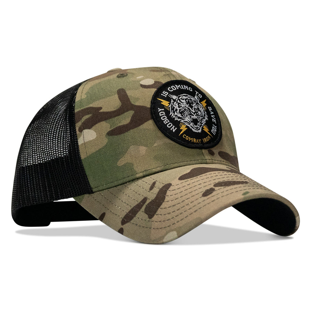 Nobody Is Coming To Save You Patch Snapback Hat