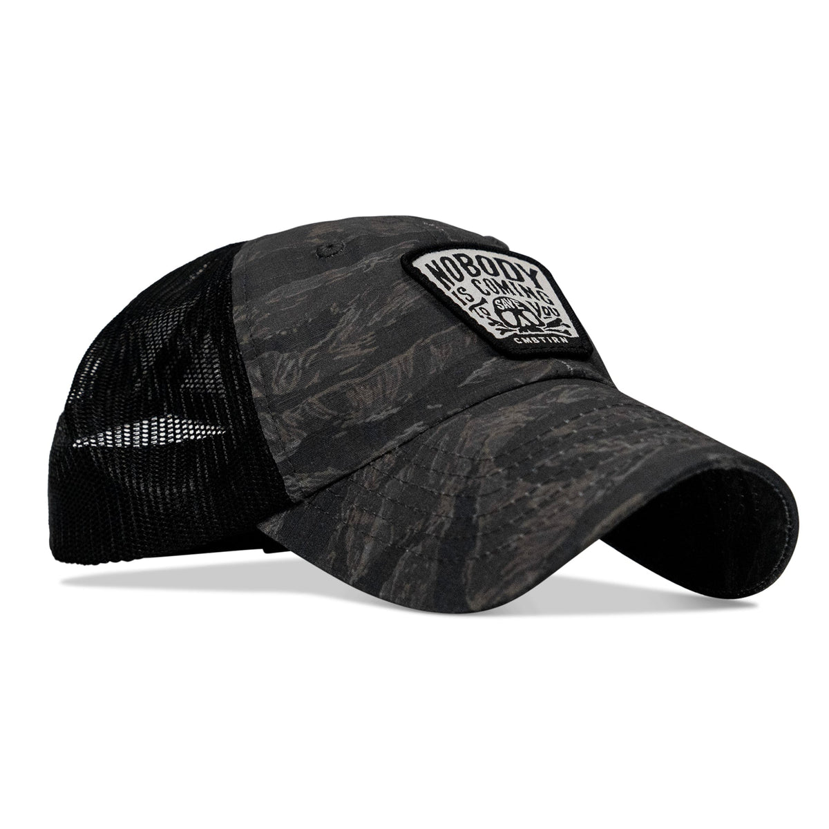 Nobody Is Coming To Save You Skull Patch Ripstop Snapback