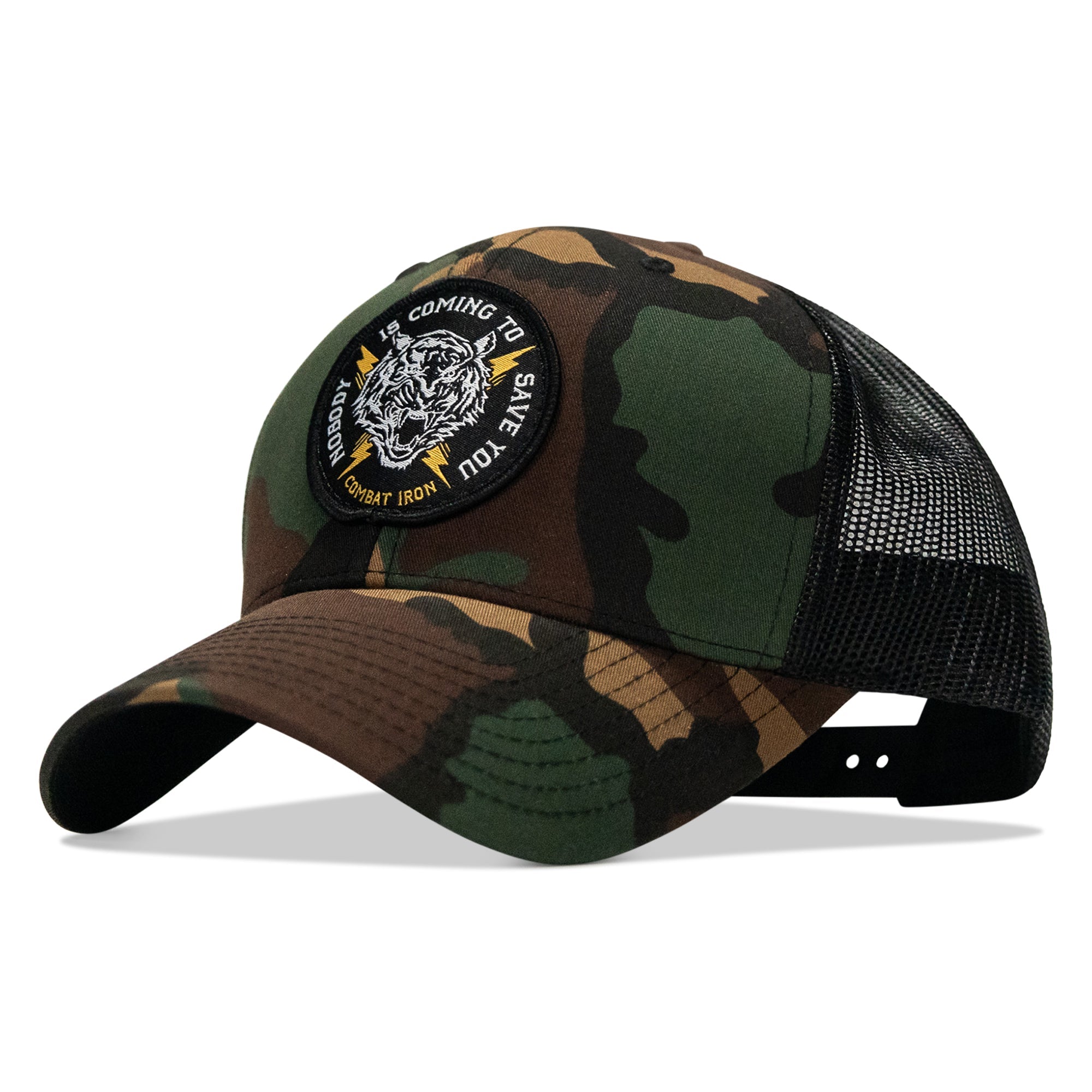 Nobody Is Coming To Save You Patch Snapback Hat
