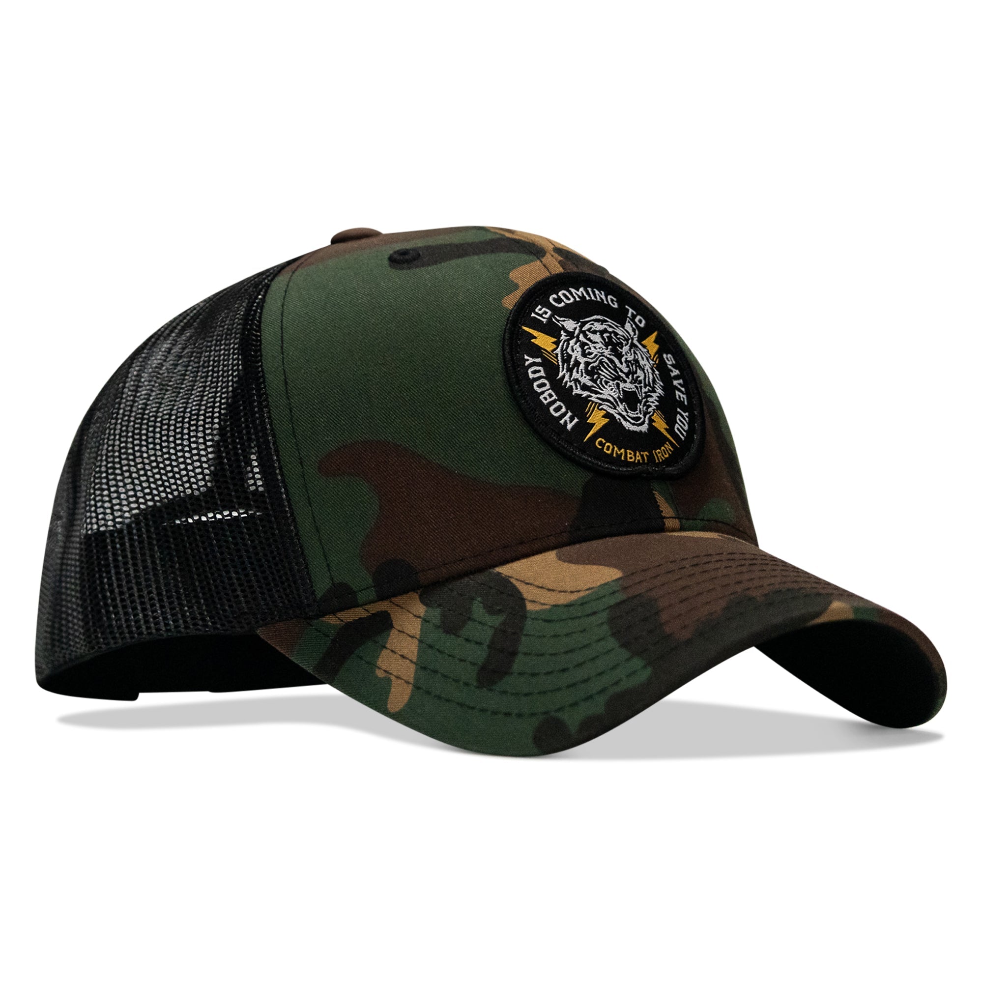 Nobody Is Coming To Save You Patch Snapback Hat