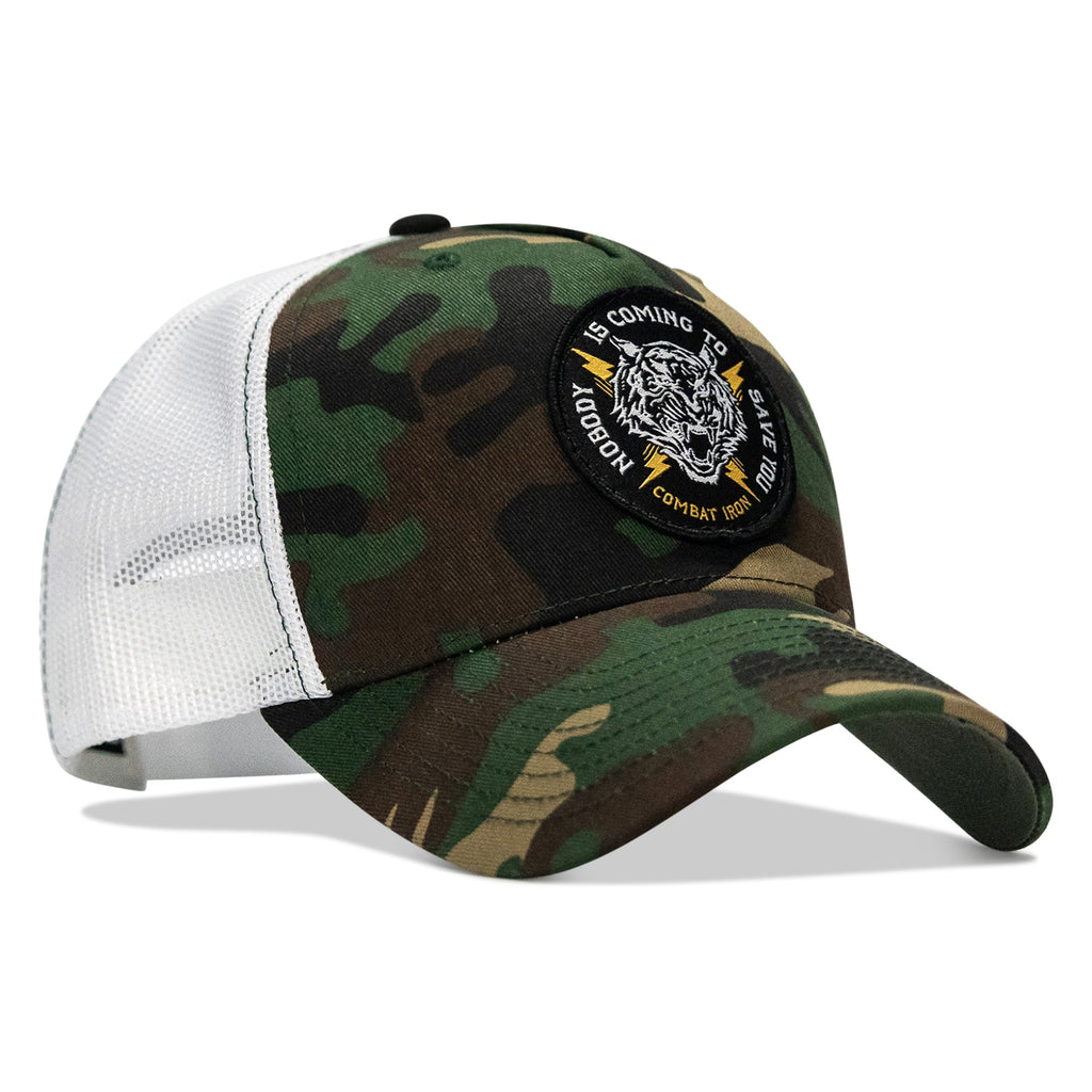 Nobody Is Coming To Save You Patch Snapback Hat