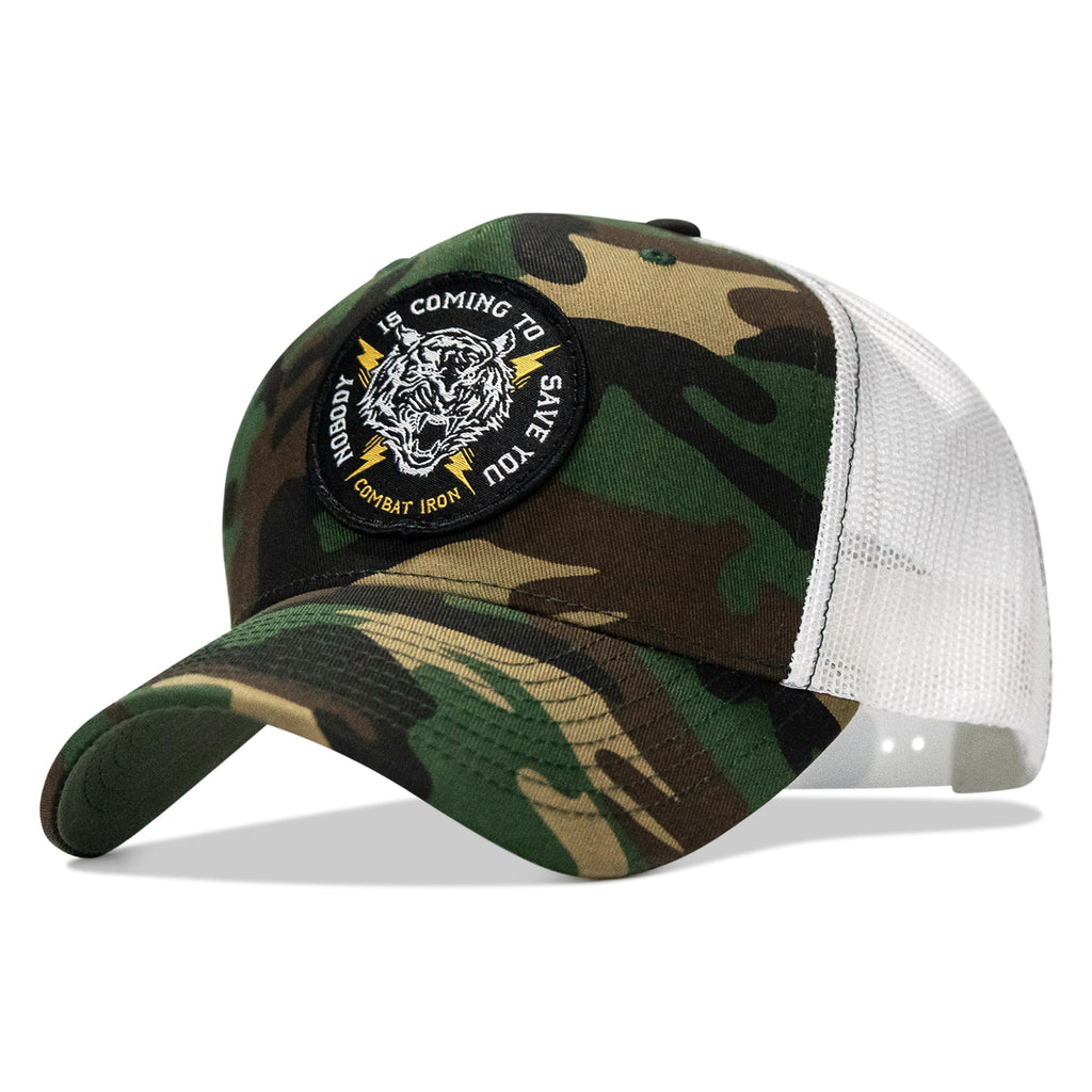 Nobody Is Coming To Save You Patch Snapback Hat